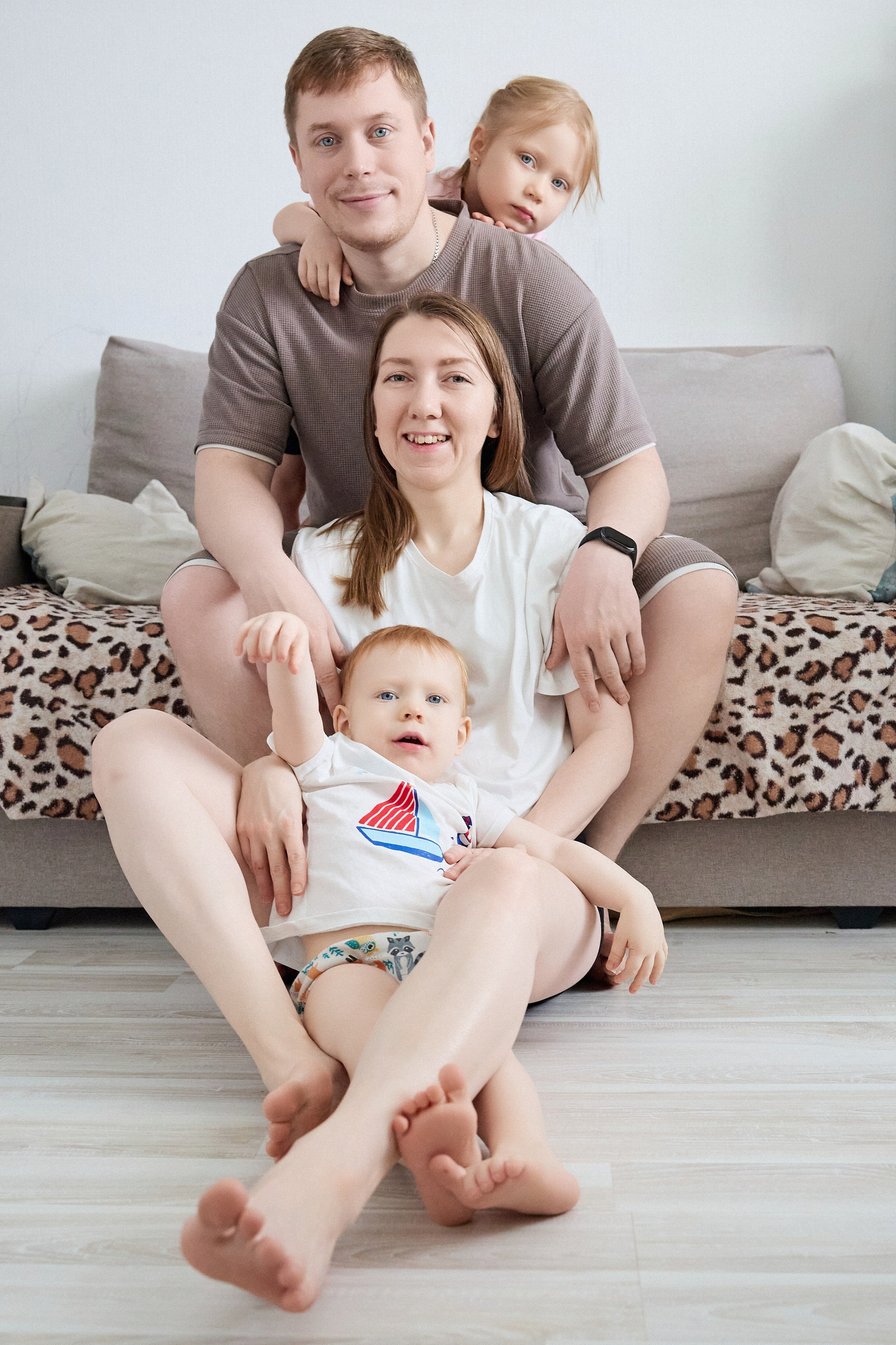 Юля и её семья. Фотограф Настя Че