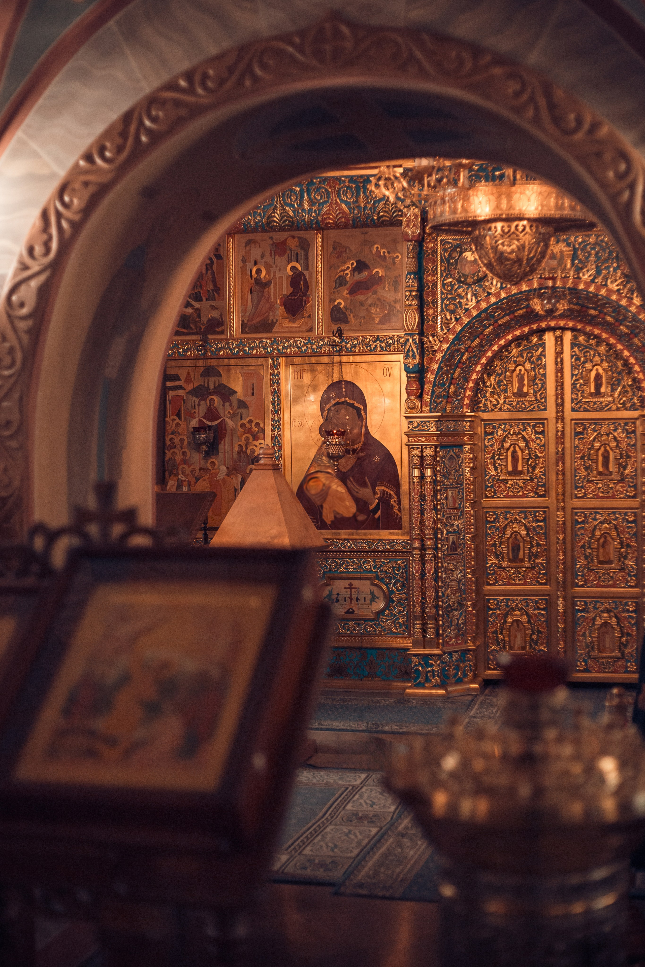 Крещение Полины в Спасо-Преображенском Воротынском женском монастыре