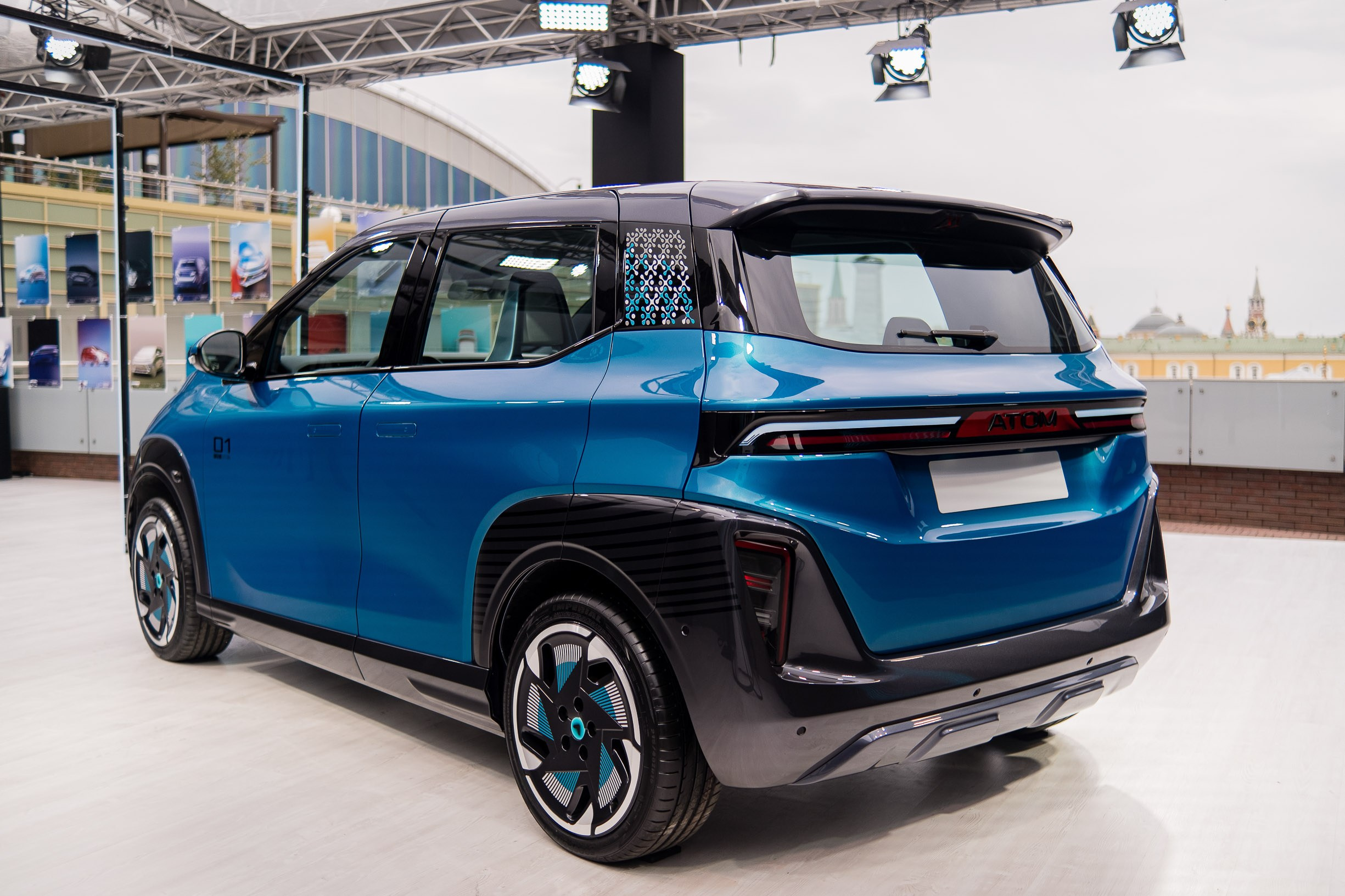 ATOM. Премьера Российского электромобиля. Репортажный фотограф Денис Тихомиров. Москва