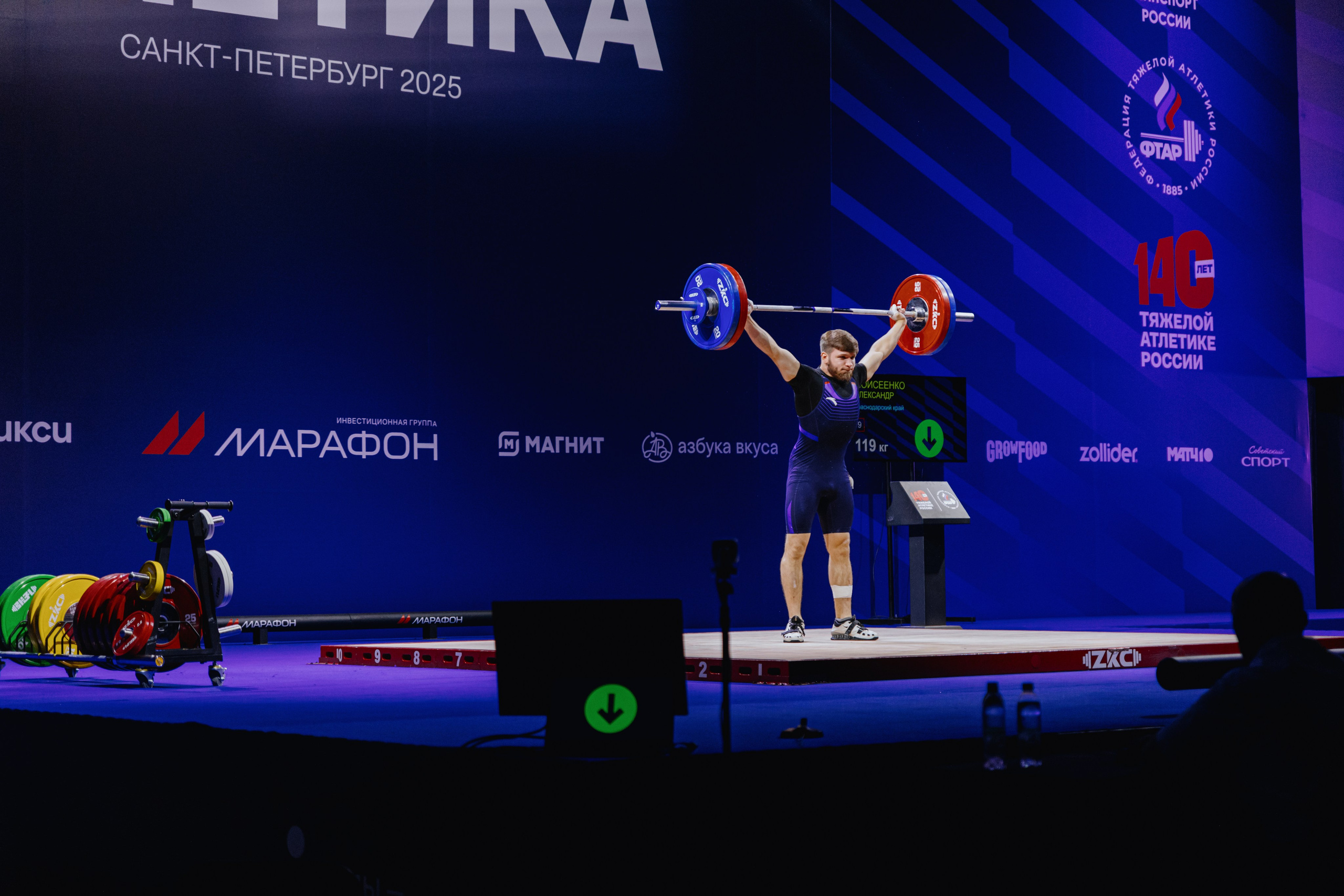 Чемпионат России по тяжелой атлетике 2025. Фотограф в Москве и Санкт-Петербурге Дарина