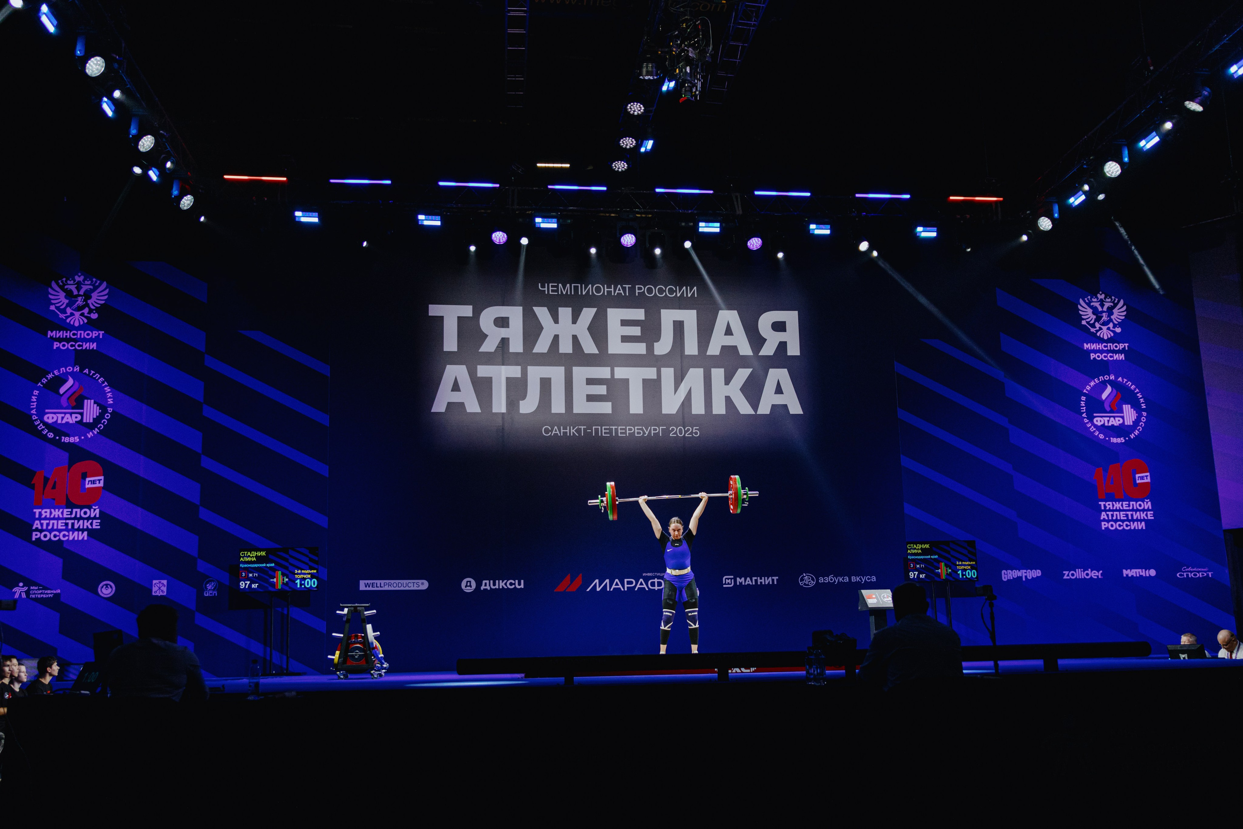 Чемпионат России по тяжелой атлетике 2025. Фотограф в Москве и Санкт-Петербурге Дарина