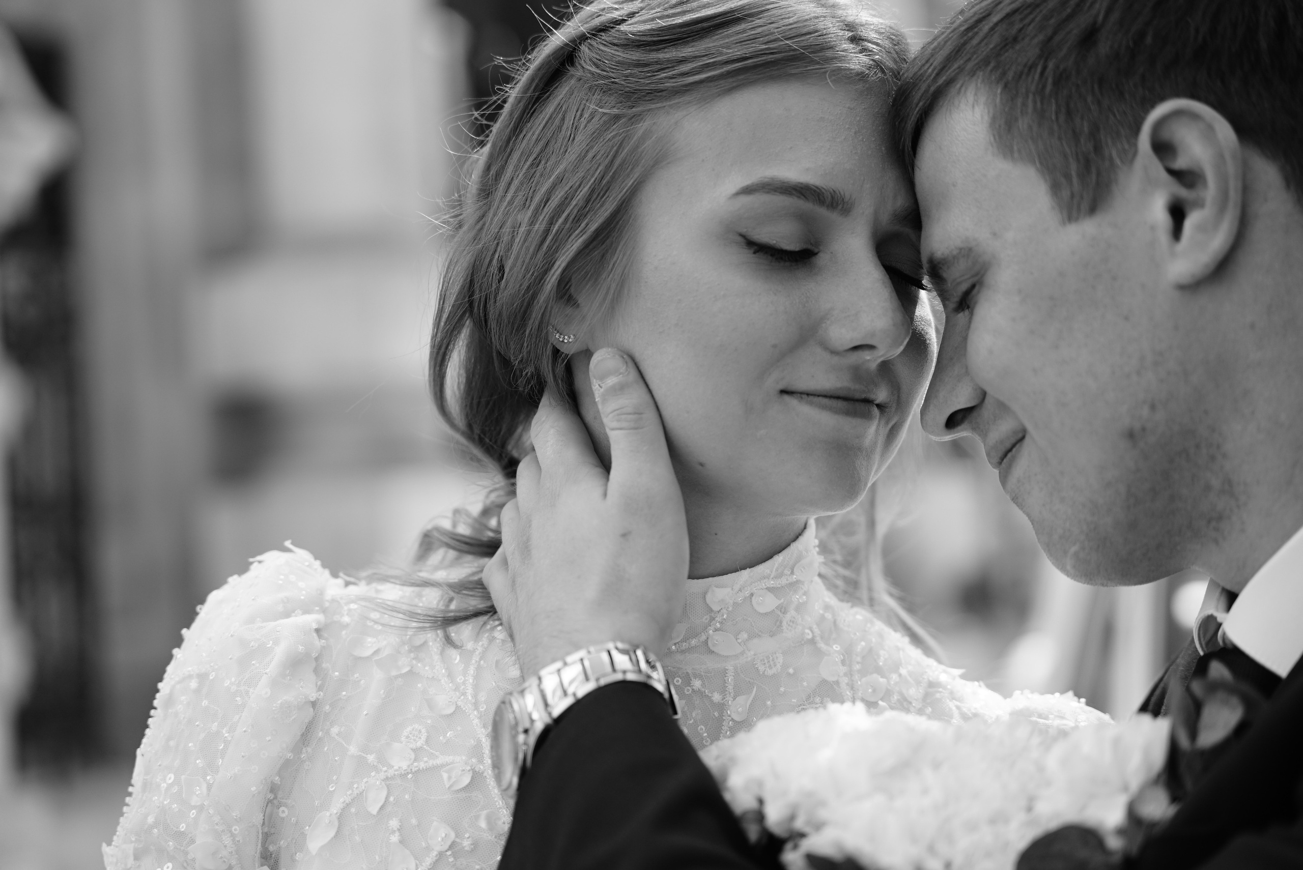 Андрей и Алина чб. Свадебный фотограф в Самаре Анна Ковалева