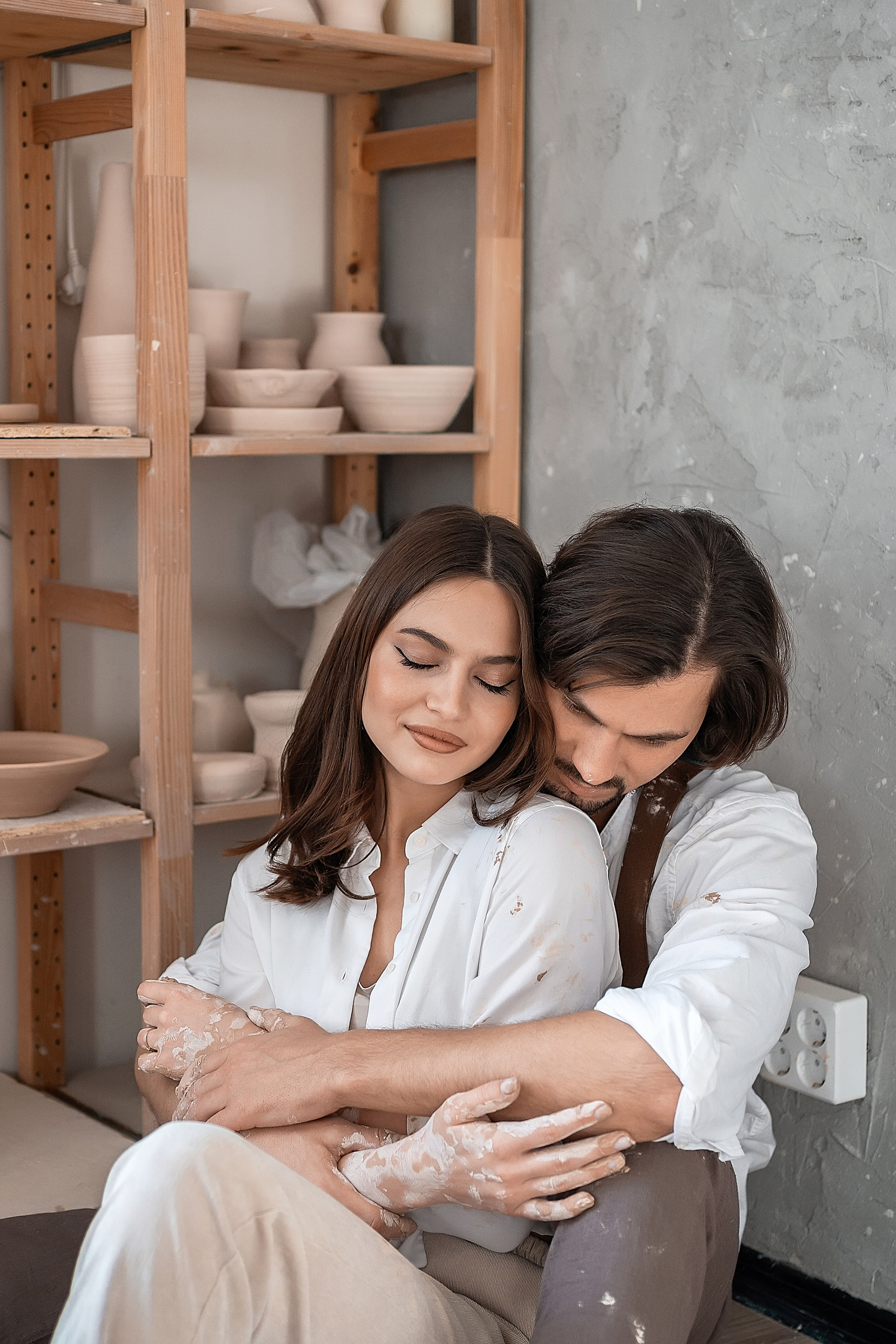 Лав Стори в гончарной мастерской. Фото и видео Москва. Свадебный фотограф, видеограф, фотосессии, видеосъемка