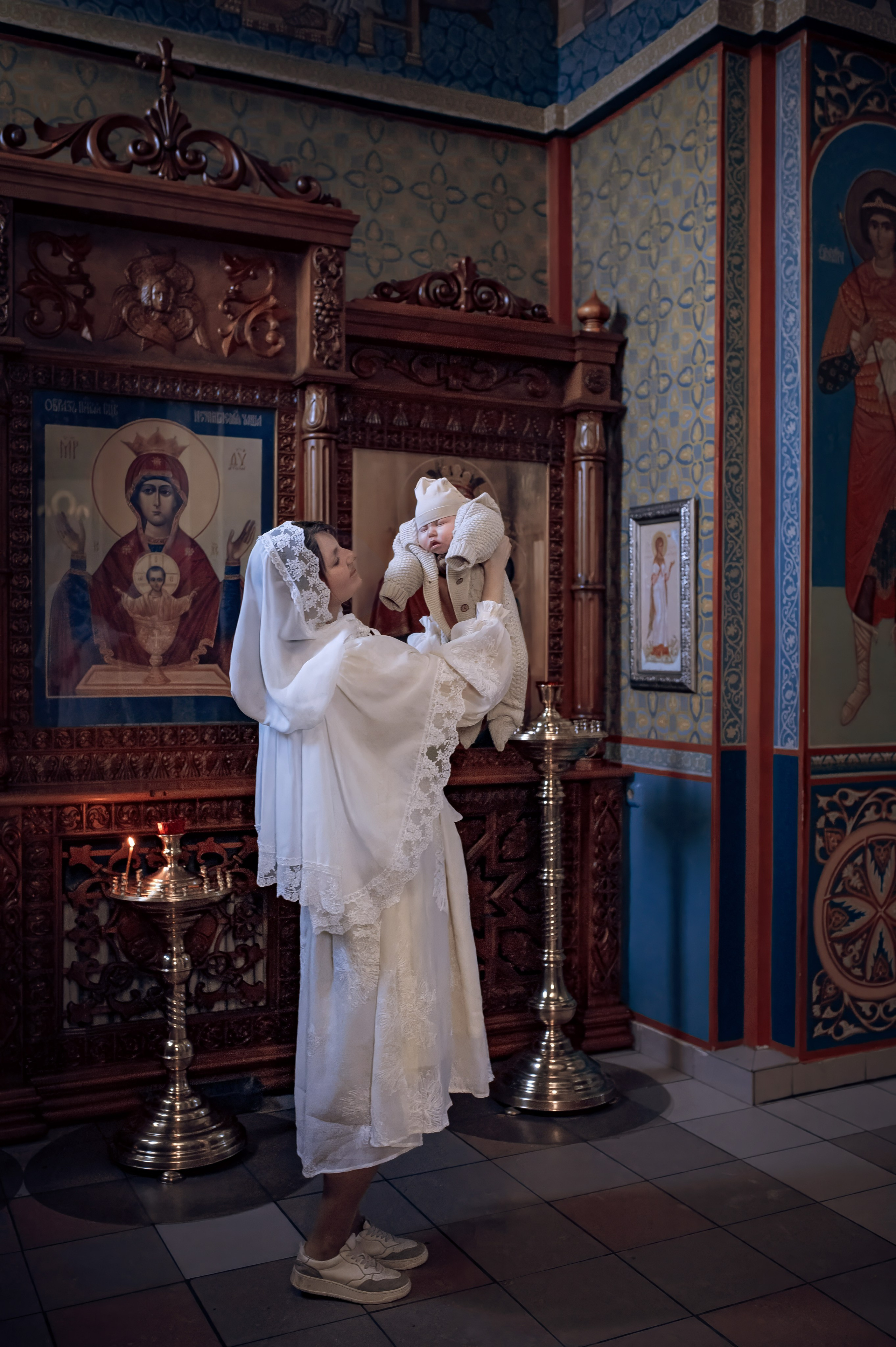 Крещение в Краснодаре. Съемка крещения в Краснодаре. Фотограф на крещение в Краснодаре