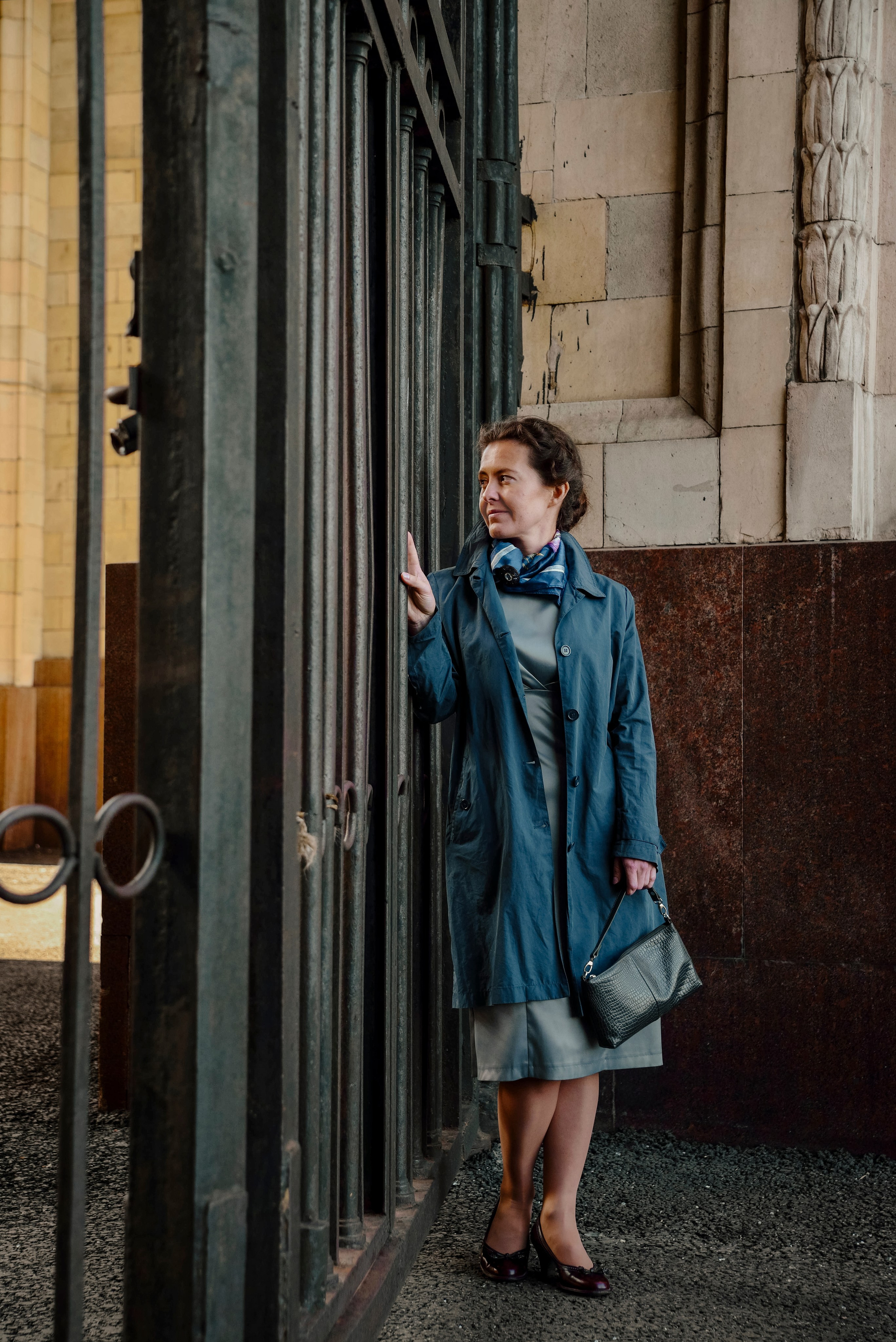 Ретро прогулка на Воробьевых горах. Фотограф Москва: тематическая фотосессия с подбором образа