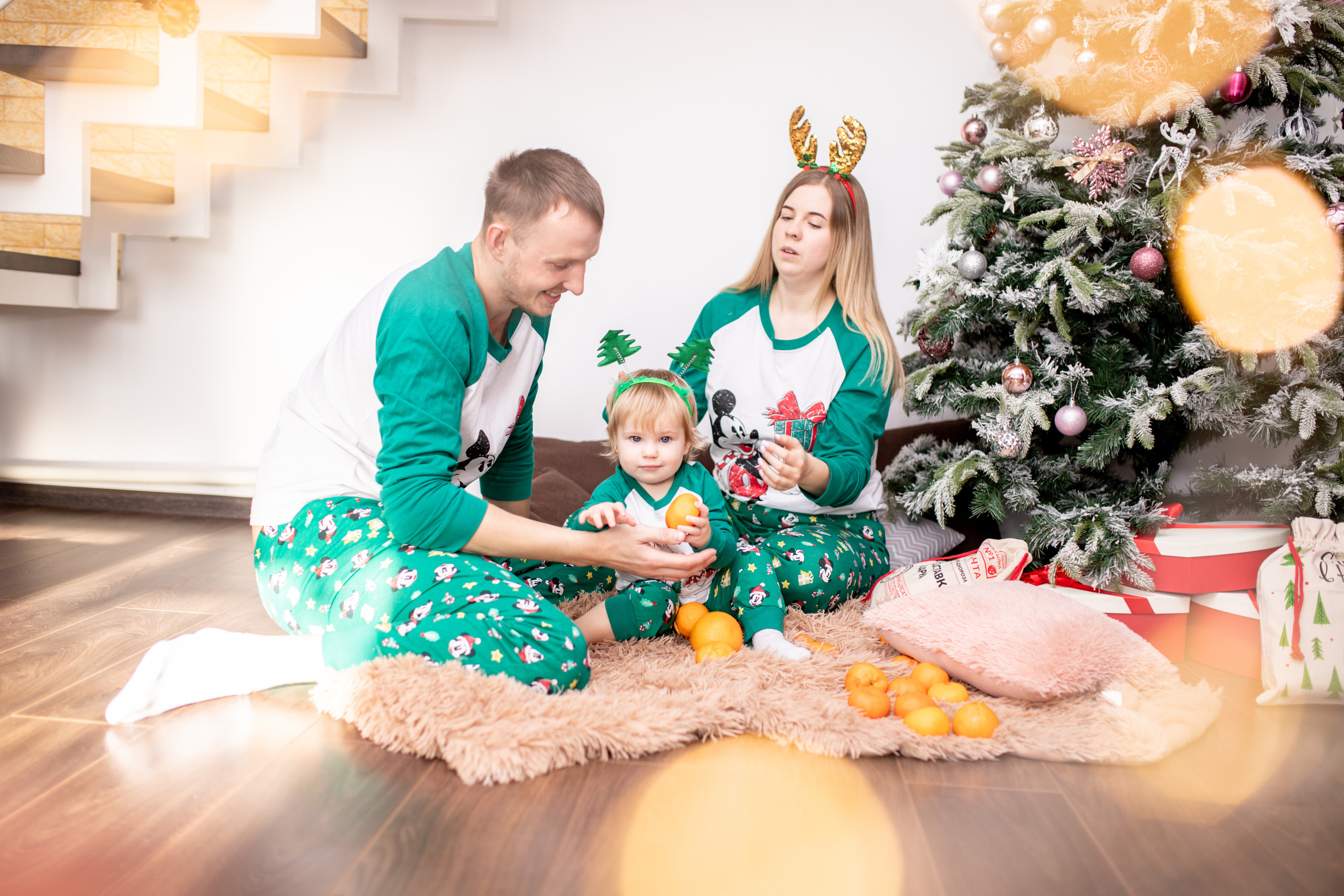 Семья Воложаниных 31 декабря 2022. Свадебный и семейный фотограф в Хабаровске Наталья Барсукова