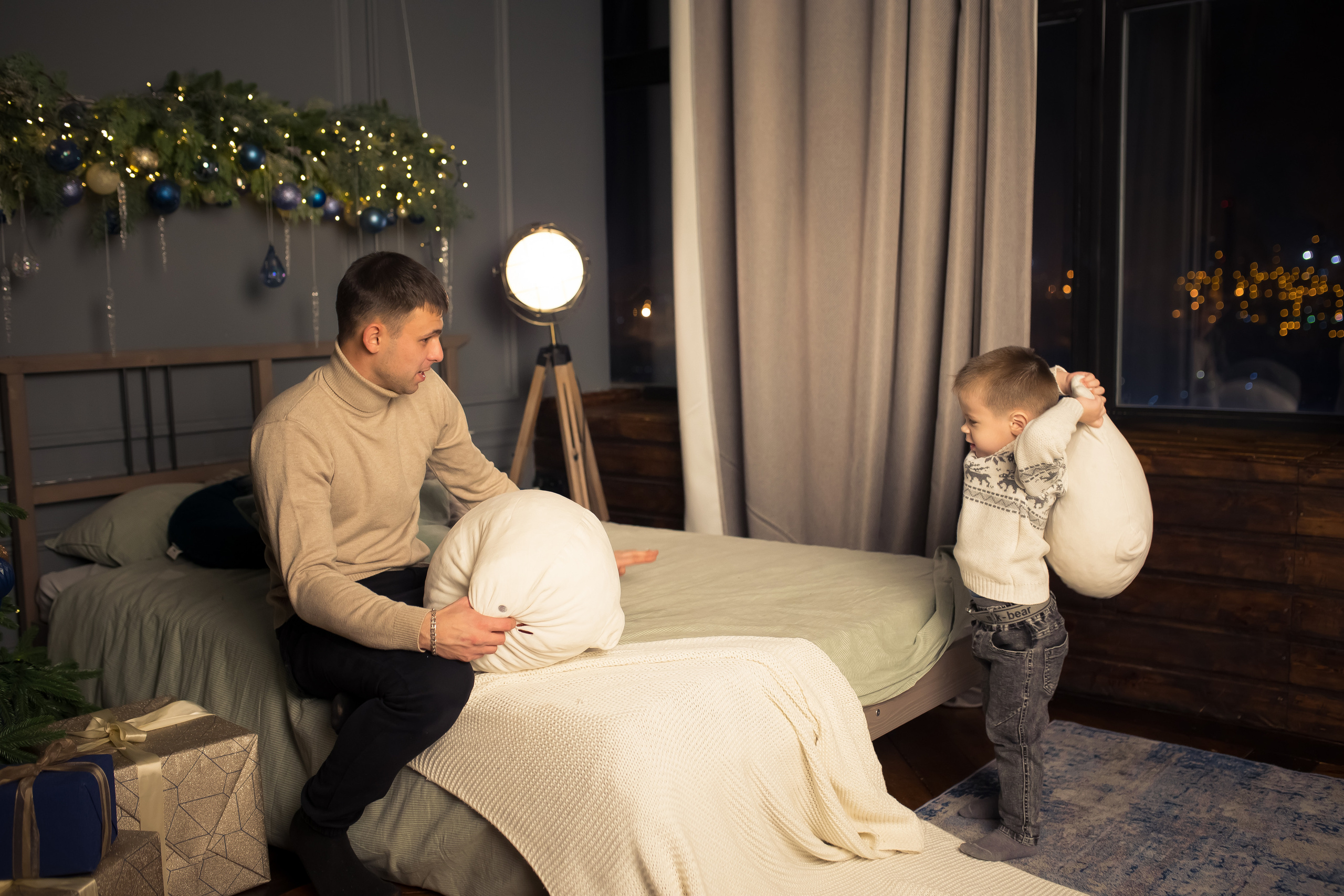 Семья Абаевых Новый год 2022. Свадебный и семейный фотограф в Хабаровске Наталья Барсукова