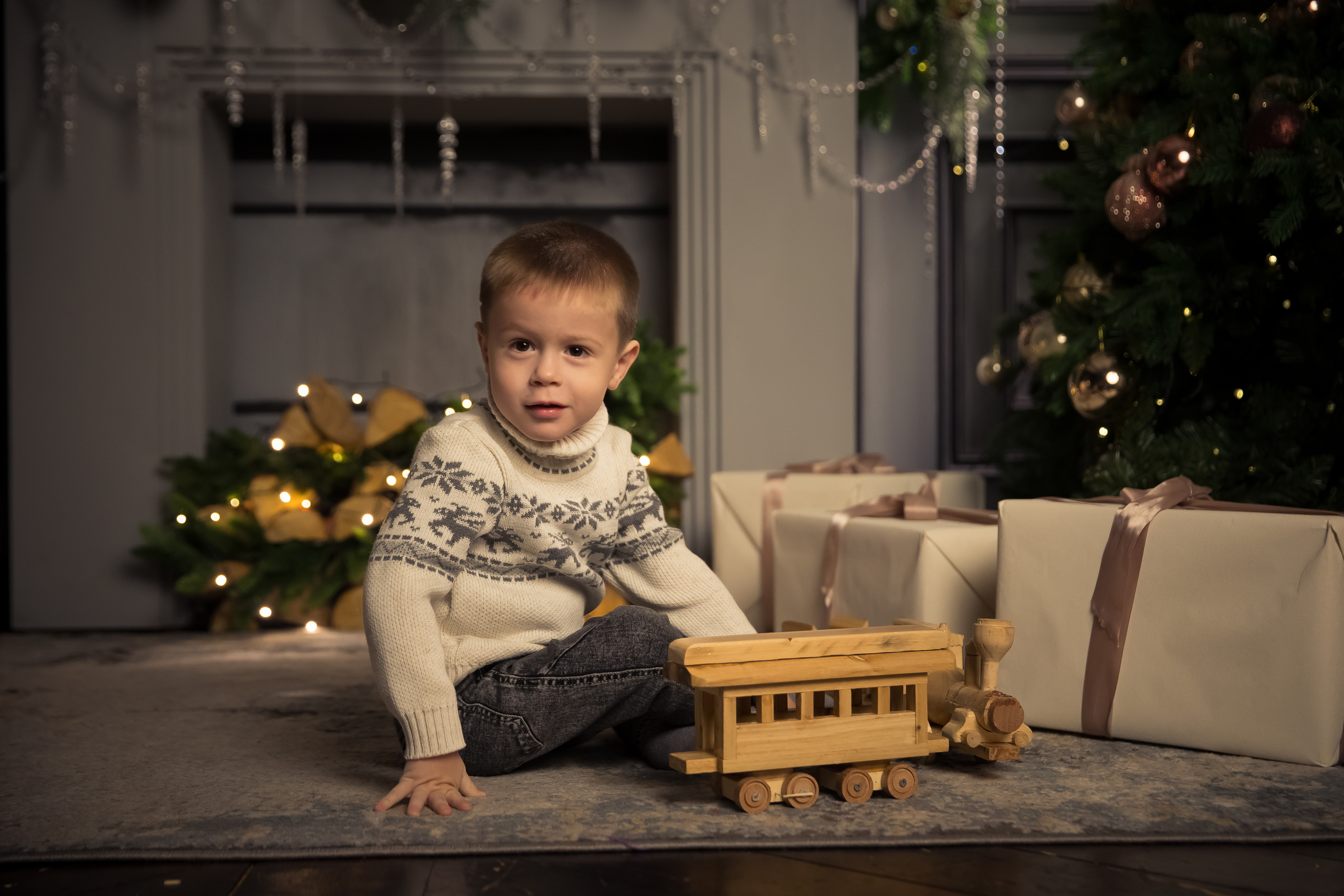 Семья Абаевых Новый год 2022. Свадебный и семейный фотограф в Хабаровске Наталья Барсукова