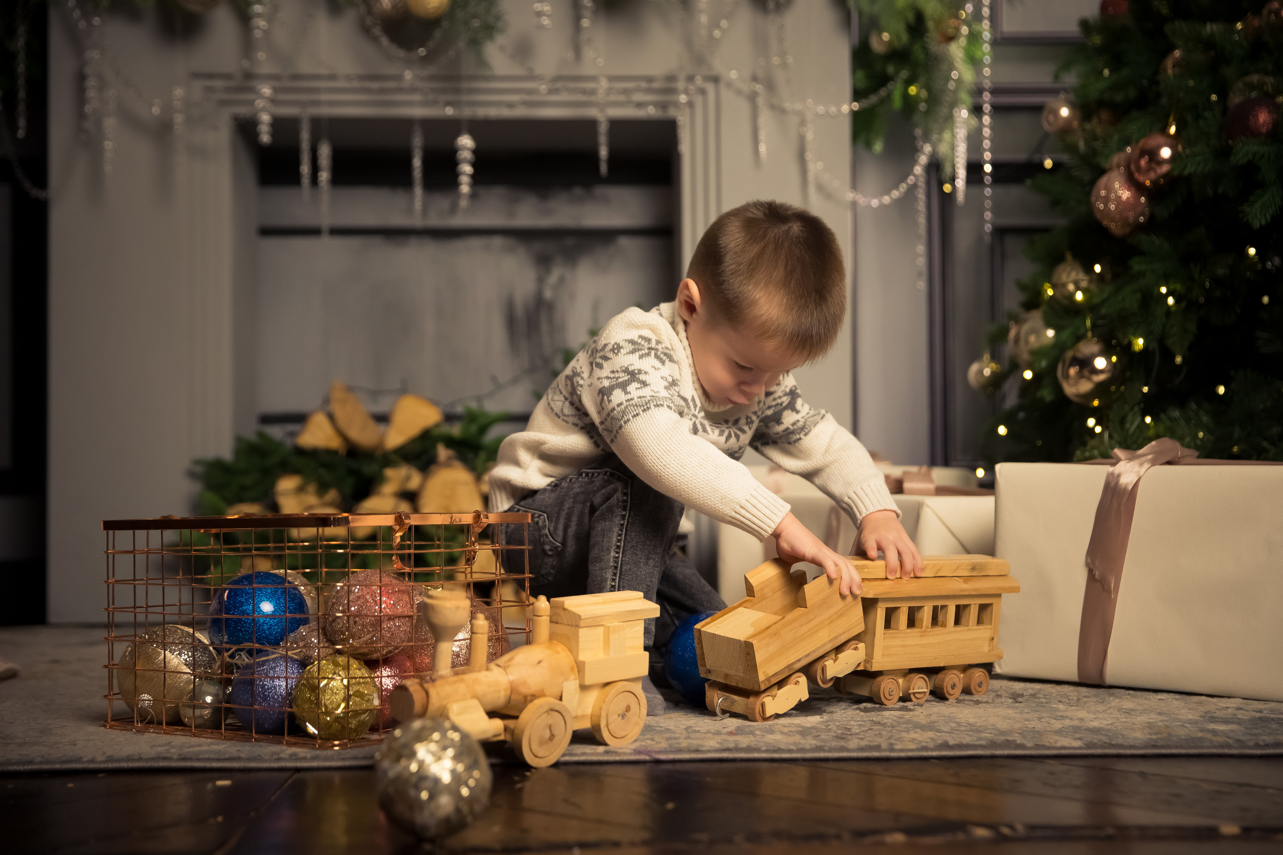 Семья Абаевых Новый год 2022. Свадебный и семейный фотограф в Хабаровске Наталья Барсукова