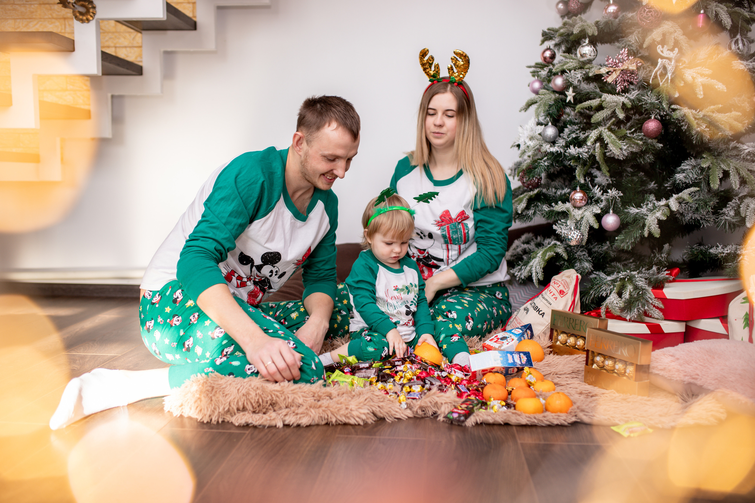 Семья Воложаниных 31 декабря 2022. Свадебный и семейный фотограф в Хабаровске Наталья Барсукова