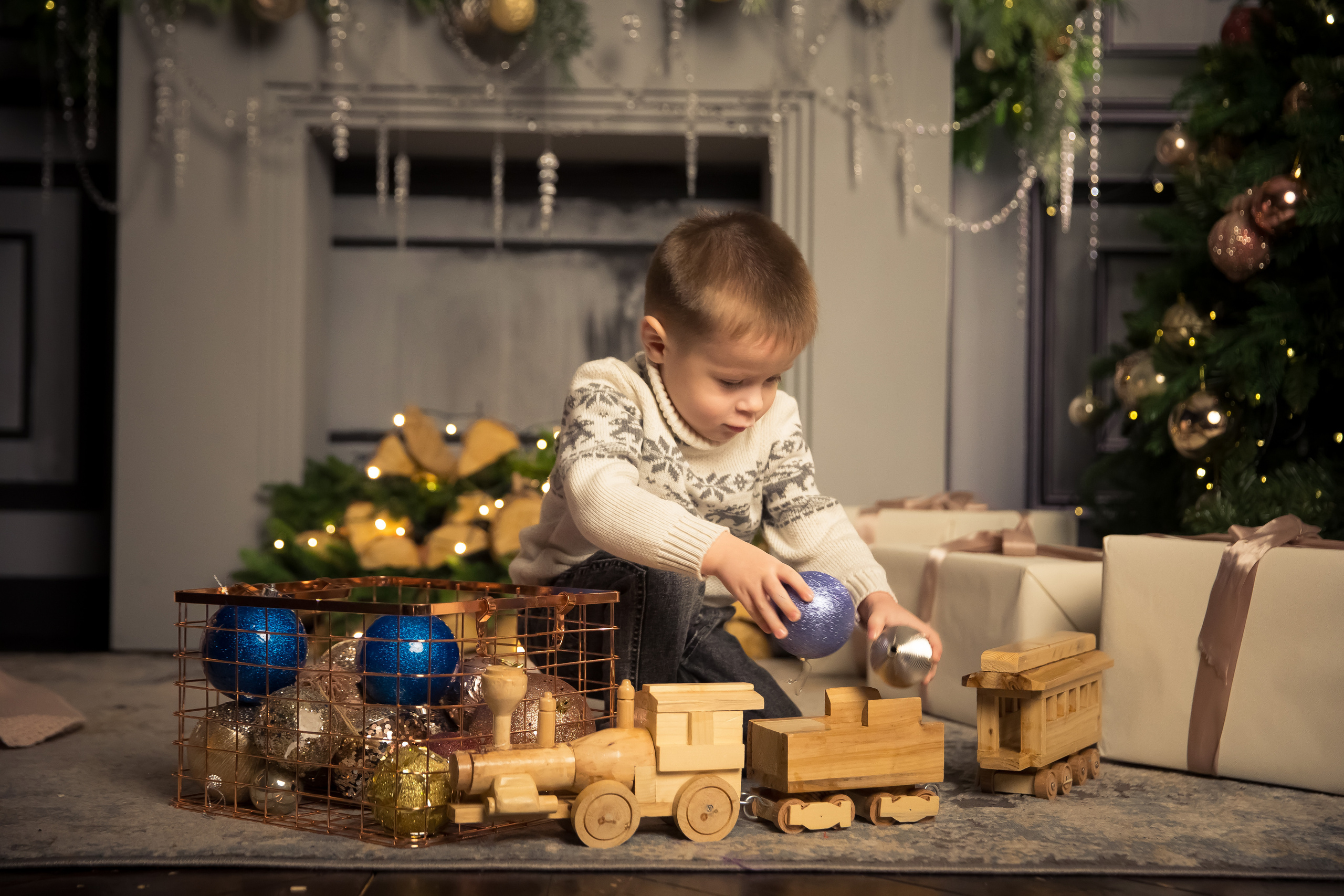 Семья Абаевых Новый год 2022. Свадебный и семейный фотограф в Хабаровске Наталья Барсукова