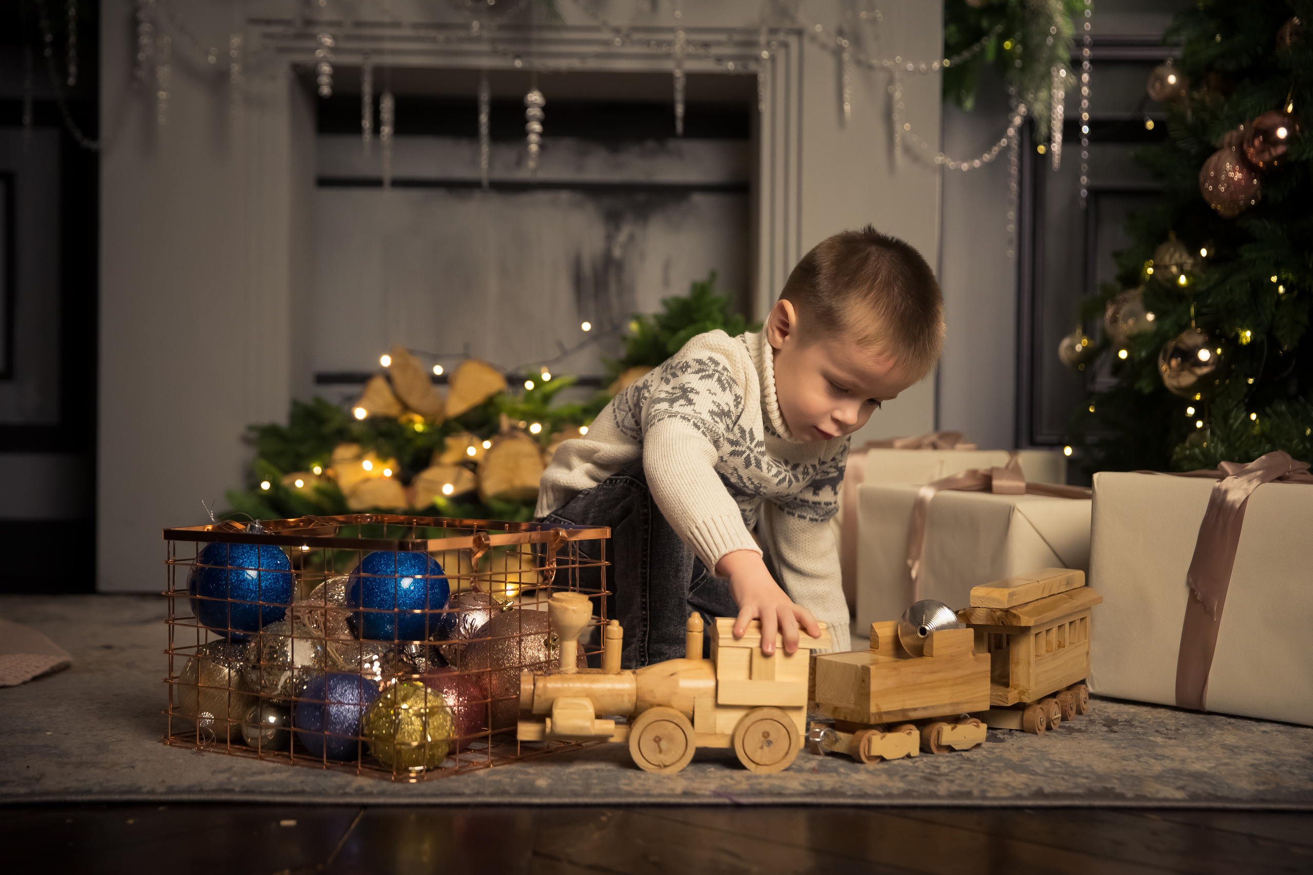 Семья Абаевых Новый год 2022. Свадебный и семейный фотограф в Хабаровске Наталья Барсукова