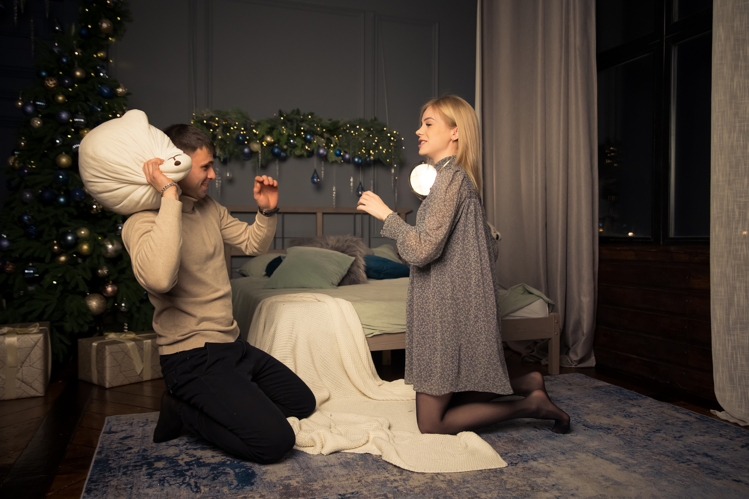 Семья Абаевых Новый год 2022. Свадебный и семейный фотограф в Хабаровске Наталья Барсукова