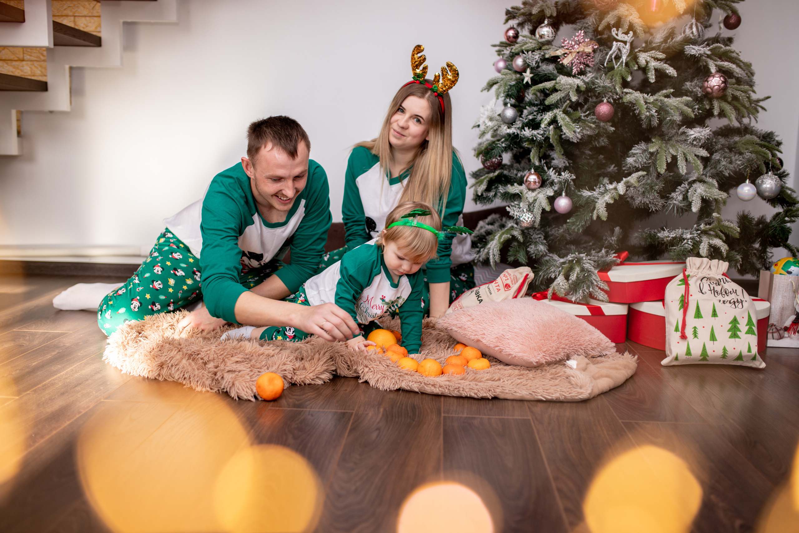 Семья Воложаниных 31 декабря 2022. Свадебный и семейный фотограф в Хабаровске Наталья Барсукова