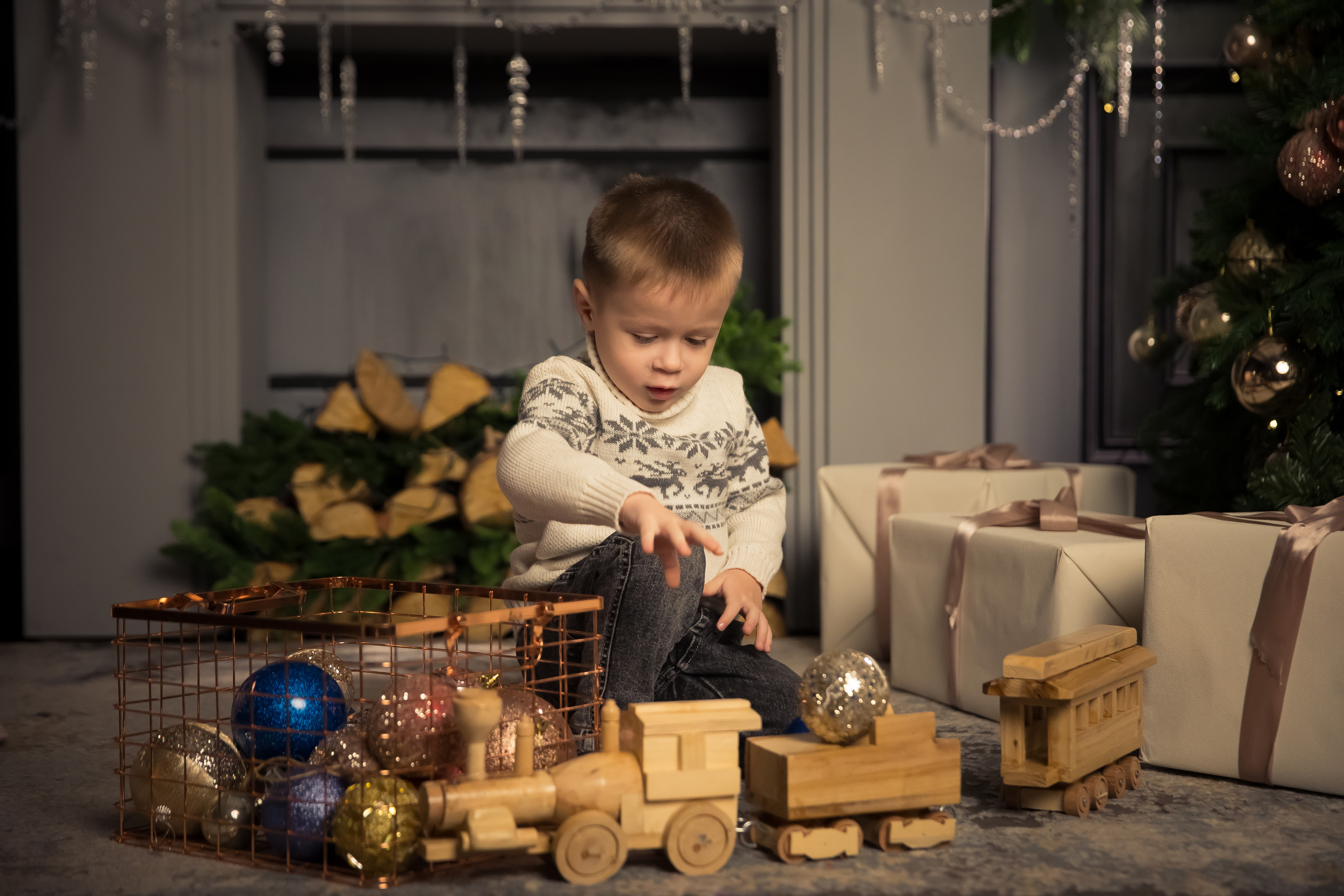 Семья Абаевых Новый год 2022. Свадебный и семейный фотограф в Хабаровске Наталья Барсукова