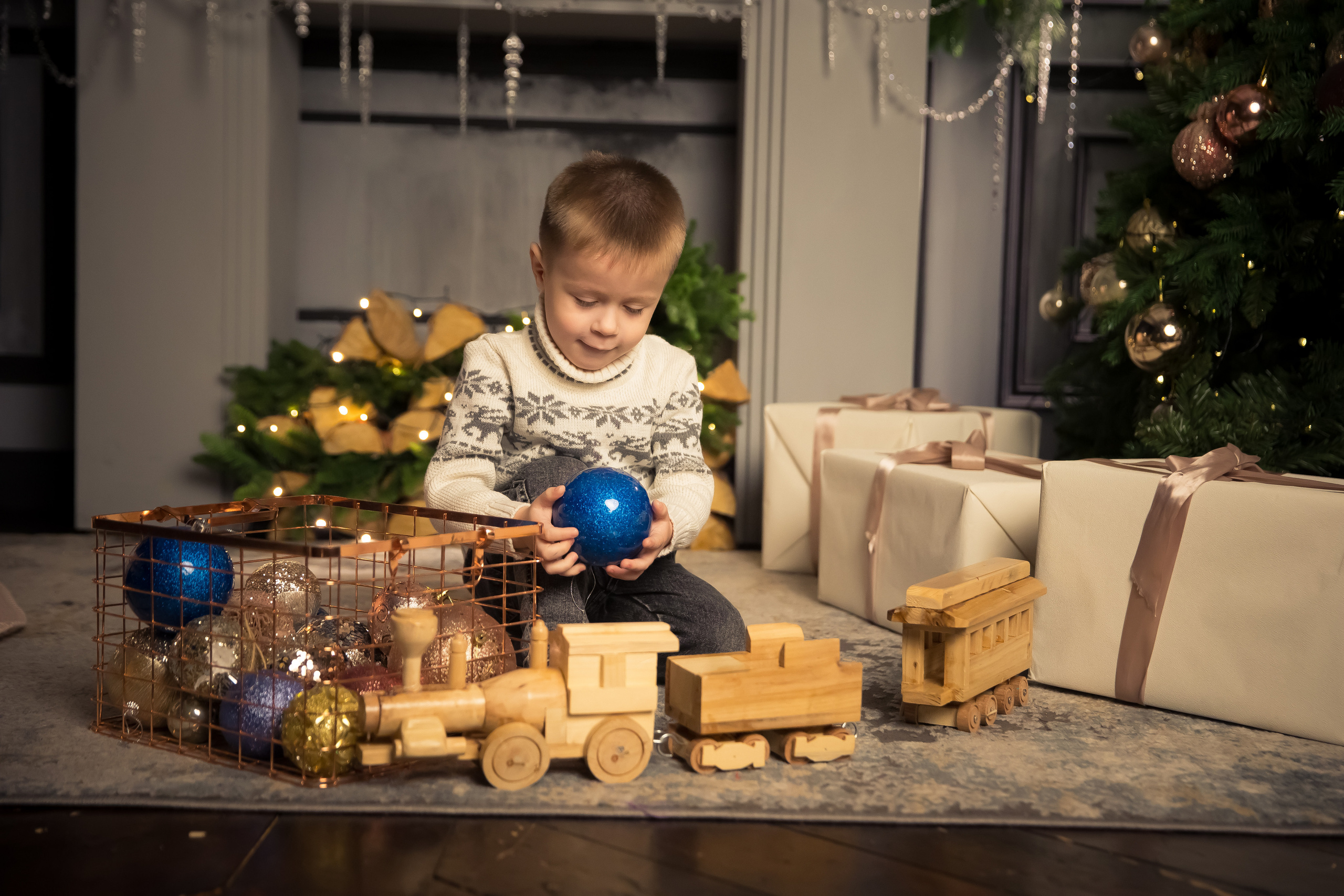 Семья Абаевых Новый год 2022. Свадебный и семейный фотограф в Хабаровске Наталья Барсукова