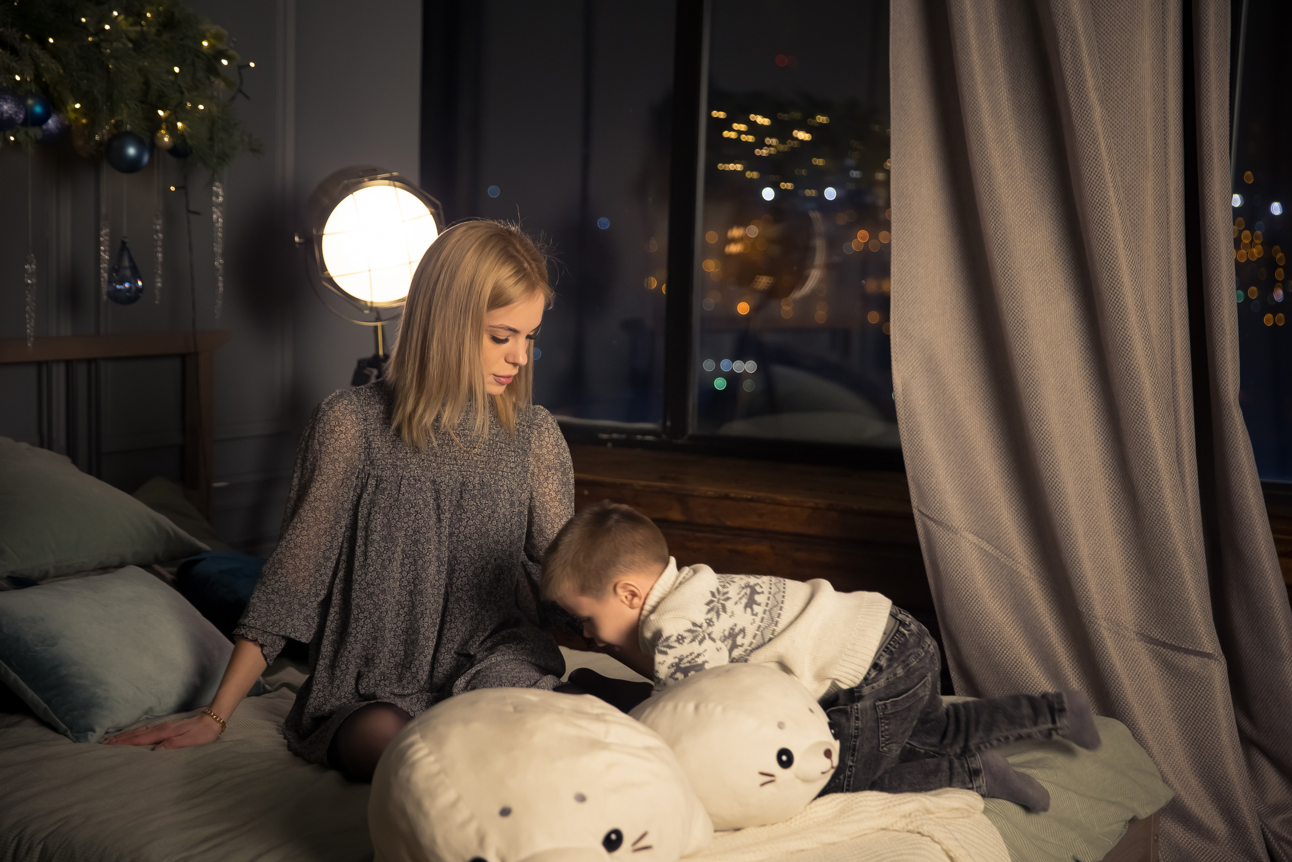 Семья Абаевых Новый год 2022. Свадебный и семейный фотограф в Хабаровске Наталья Барсукова