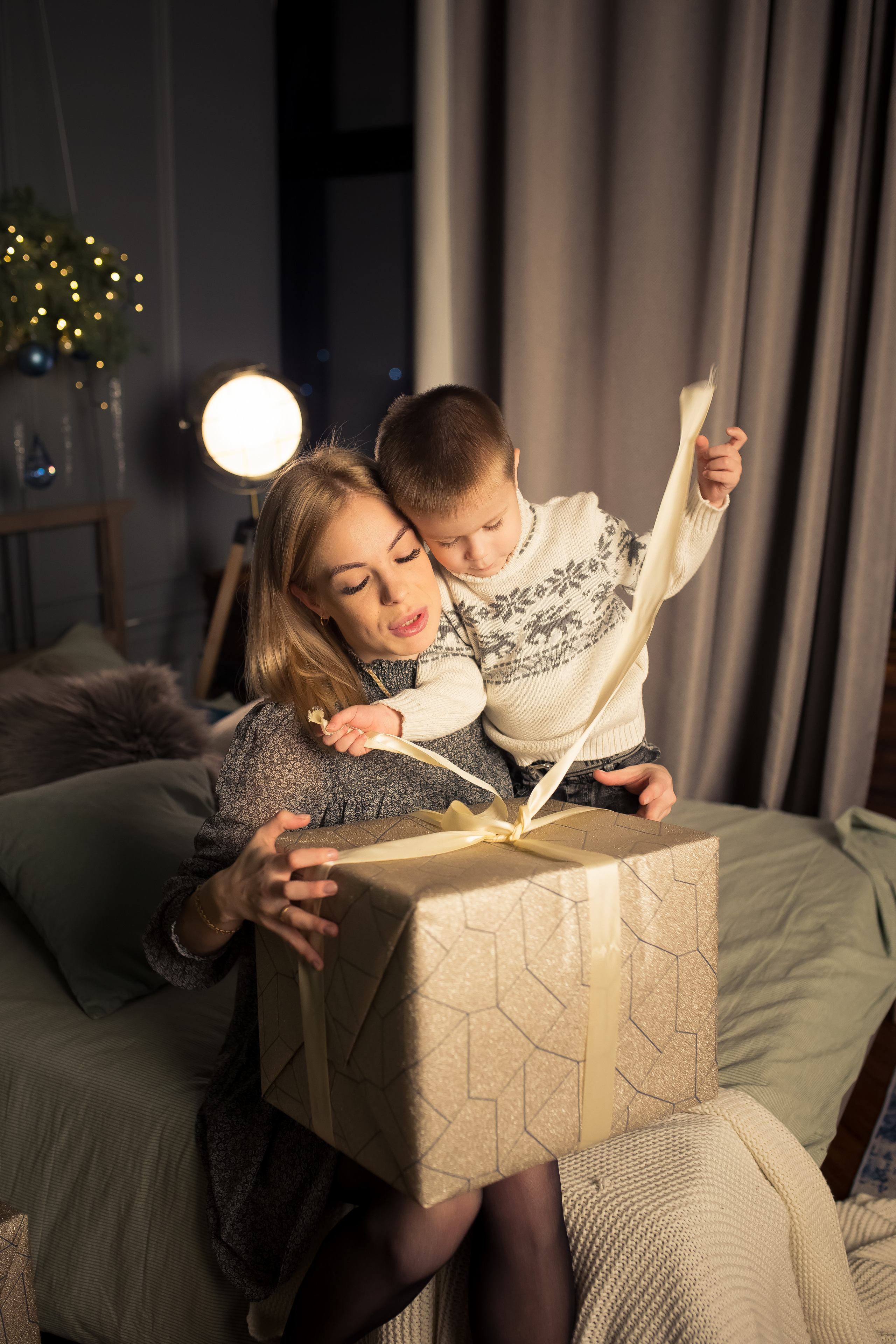 Семья Абаевых Новый год 2022. Свадебный и семейный фотограф в Хабаровске Наталья Барсукова