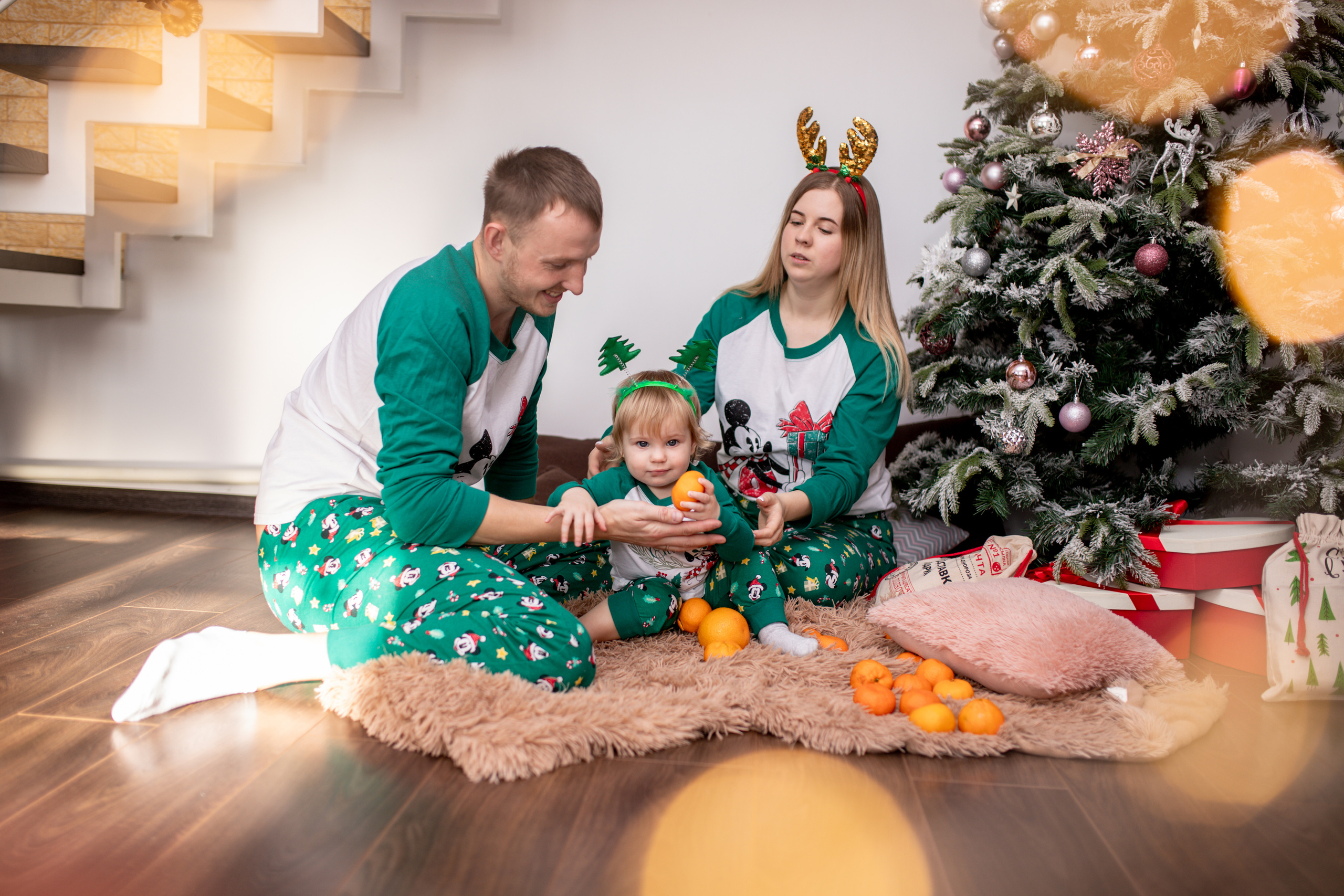 Семья Воложаниных 31 декабря 2022. Свадебный и семейный фотограф в Хабаровске Наталья Барсукова