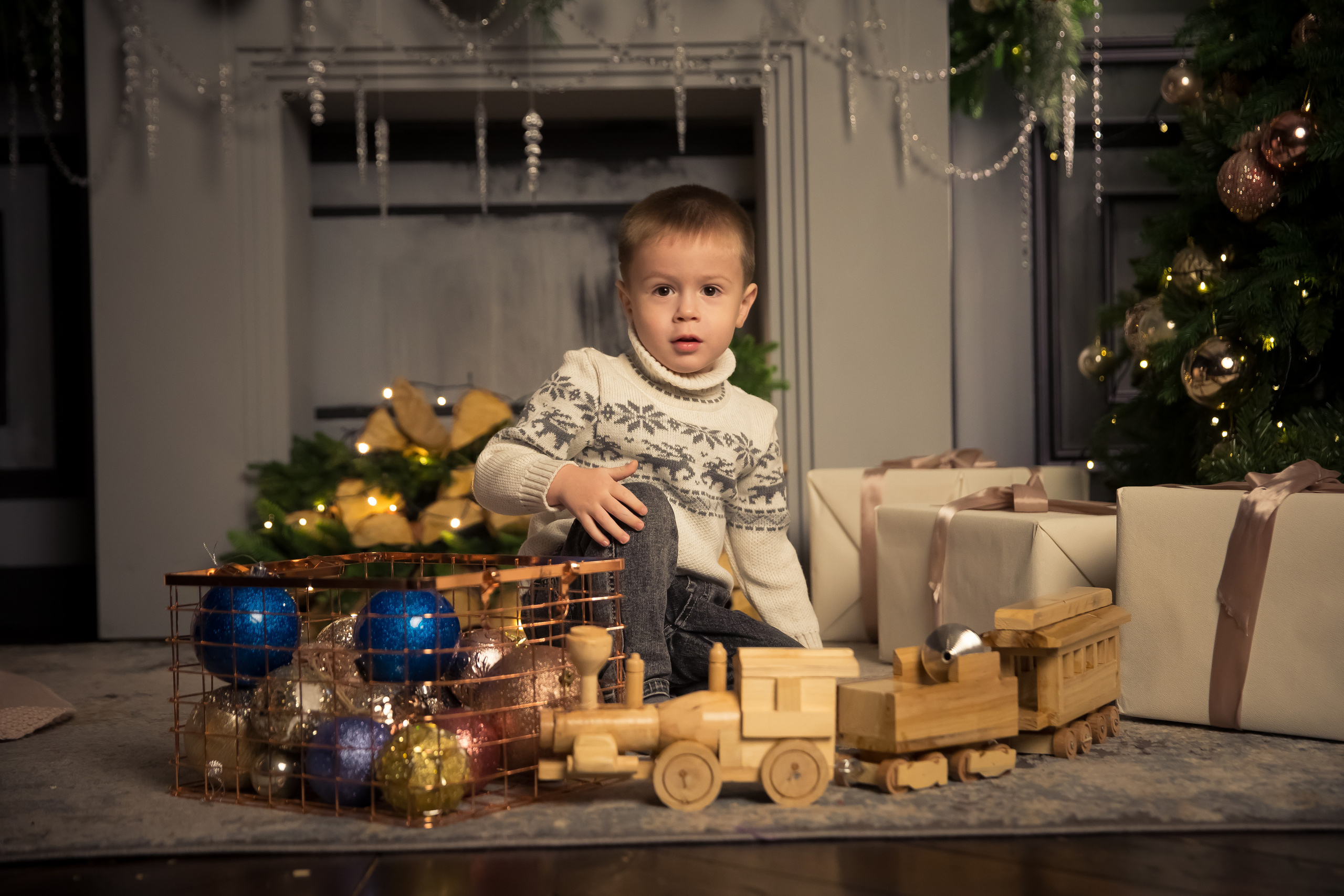 Семья Абаевых Новый год 2022. Свадебный и семейный фотограф в Хабаровске Наталья Барсукова