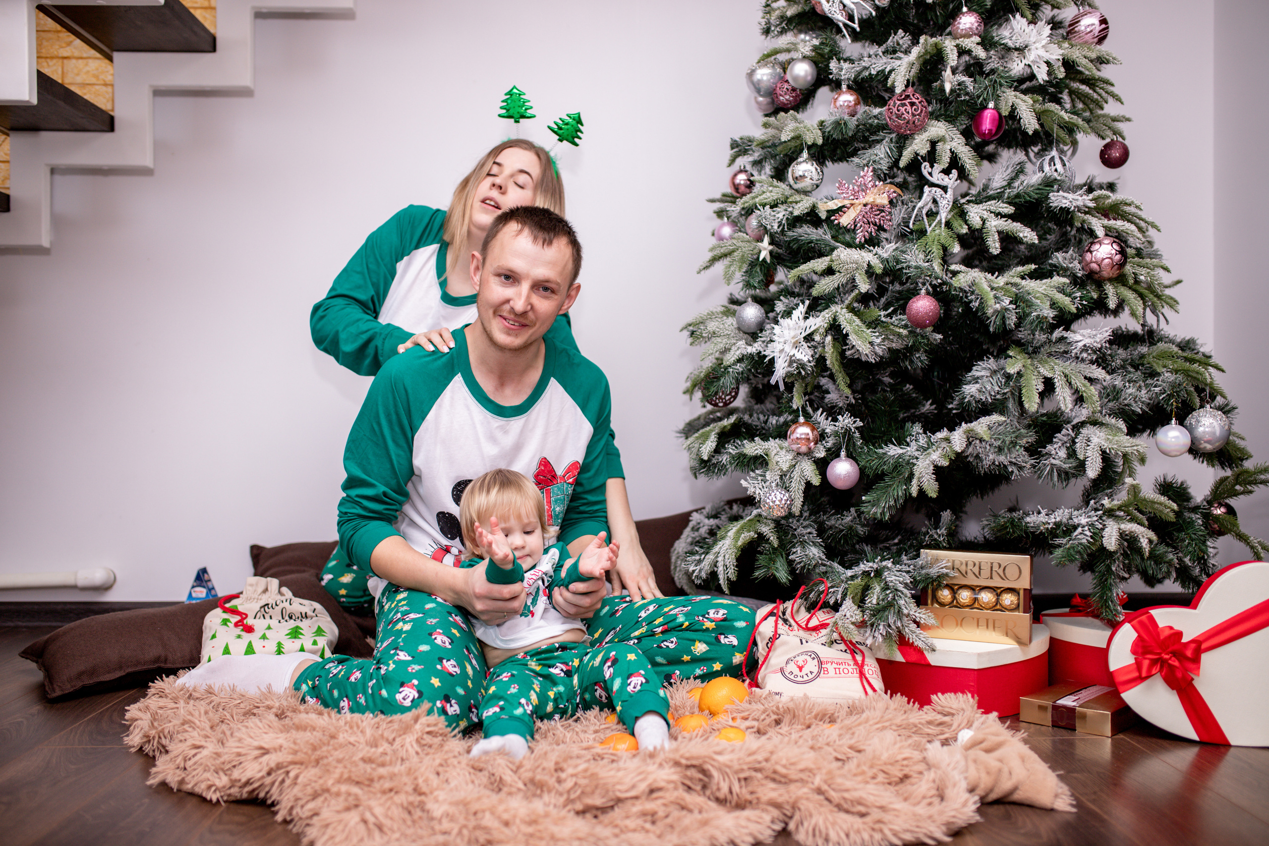 Семья Воложаниных 31 декабря 2022. Свадебный и семейный фотограф в Хабаровске Наталья Барсукова