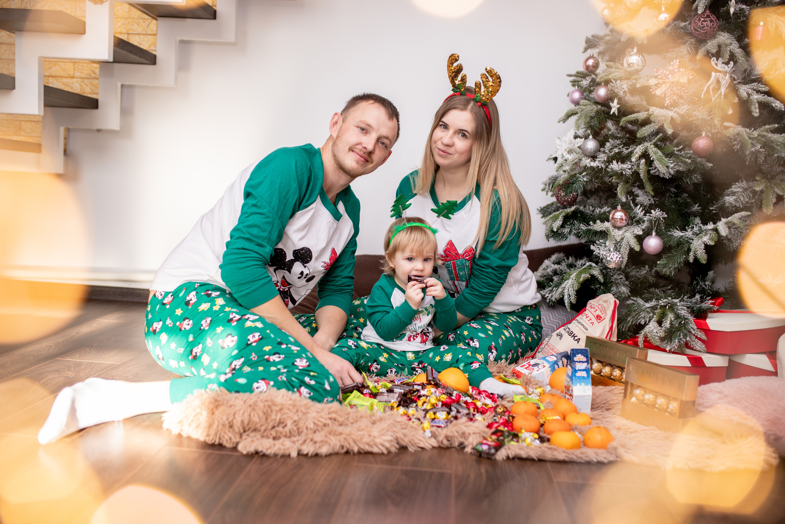 Семья Воложаниных 31 декабря 2022. Свадебный и семейный фотограф в Хабаровске Наталья Барсукова