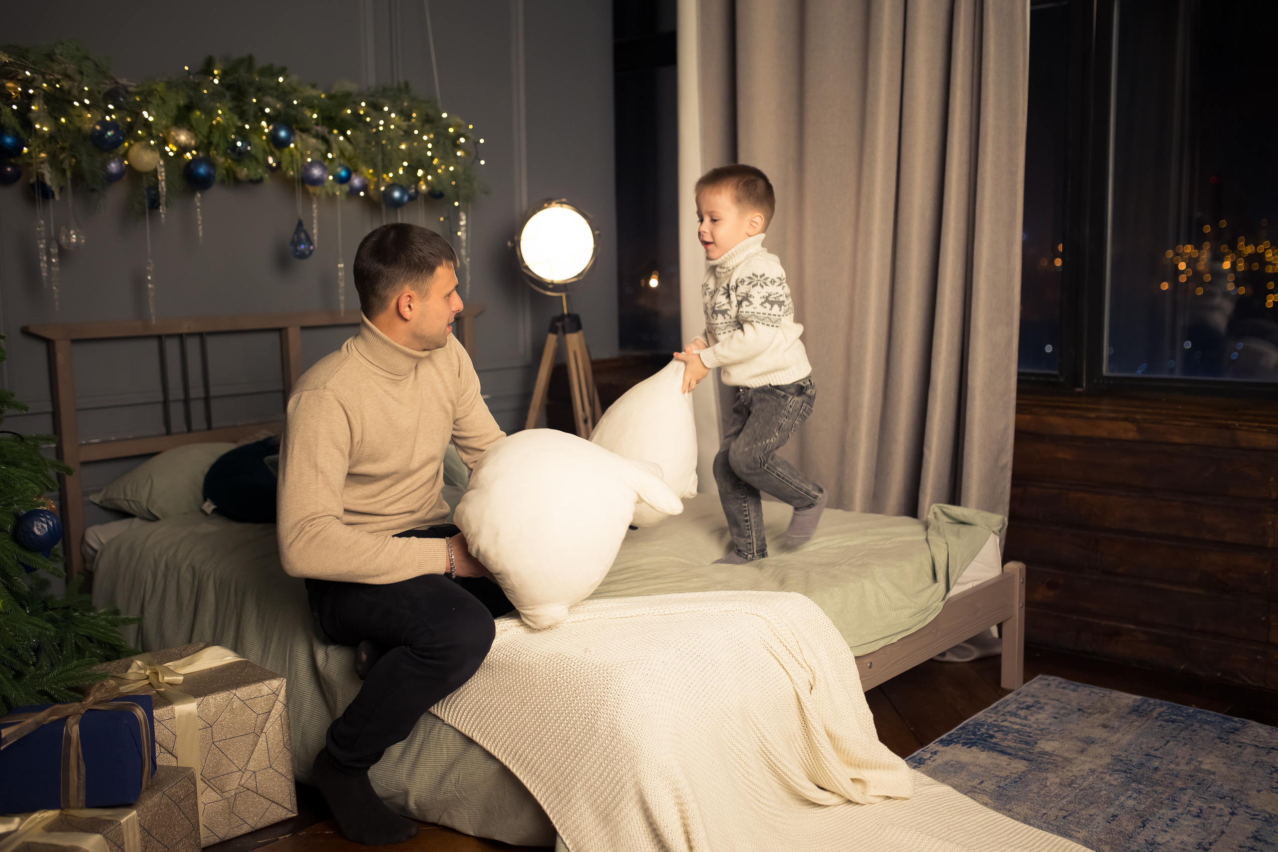 Семья Абаевых Новый год 2022. Свадебный и семейный фотограф в Хабаровске Наталья Барсукова