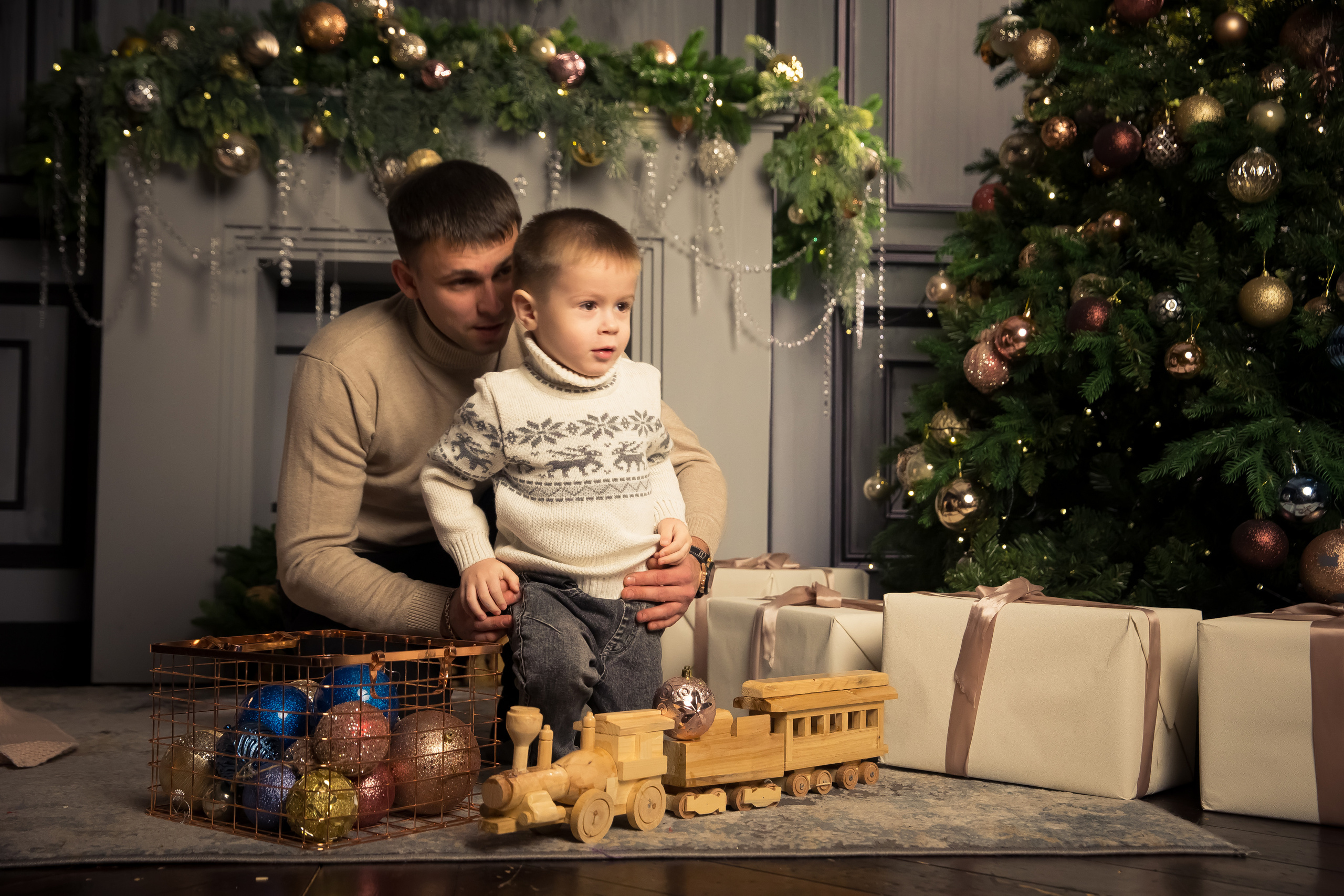 Семья Абаевых Новый год 2022. Свадебный и семейный фотограф в Хабаровске Наталья Барсукова