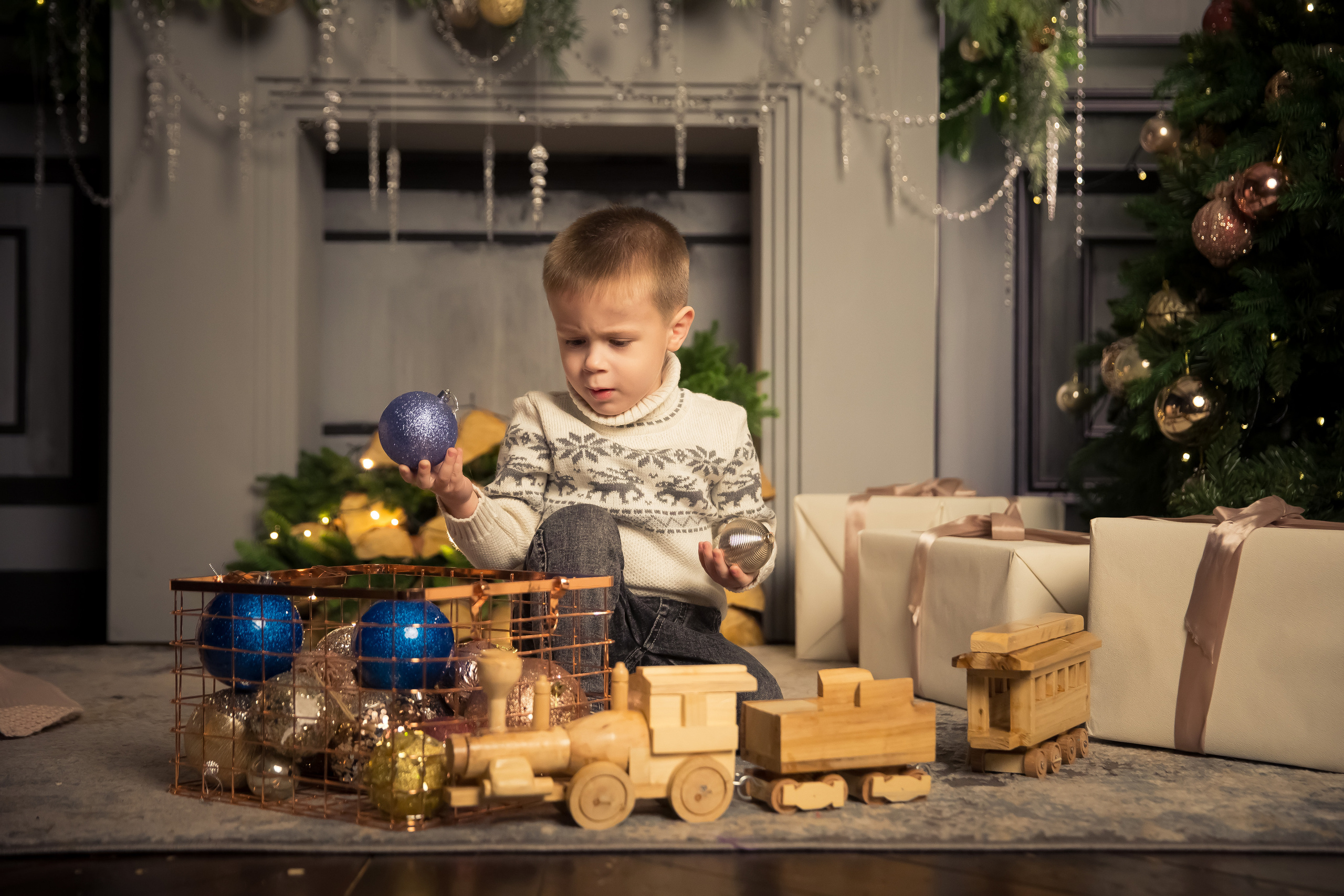 Семья Абаевых Новый год 2022. Свадебный и семейный фотограф в Хабаровске Наталья Барсукова