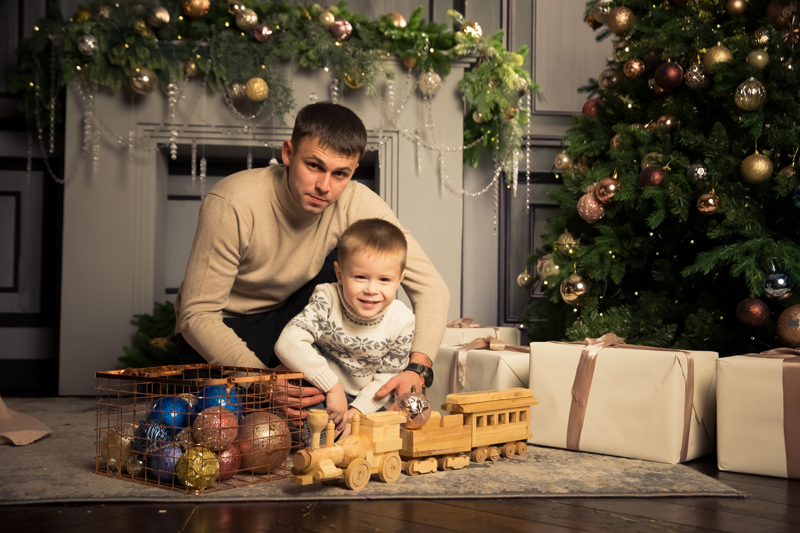 Семья Абаевых Новый год 2022. Свадебный и семейный фотограф в Хабаровске Наталья Барсукова