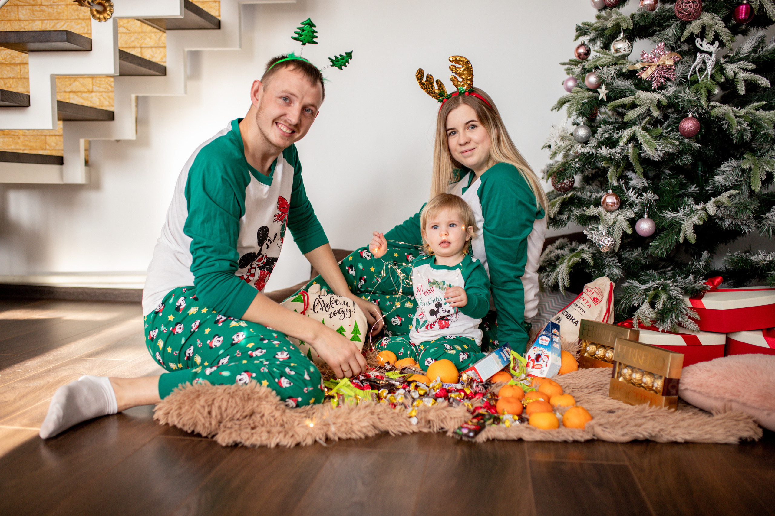 Семья Воложаниных 31 декабря 2022. Свадебный и семейный фотограф в Хабаровске Наталья Барсукова