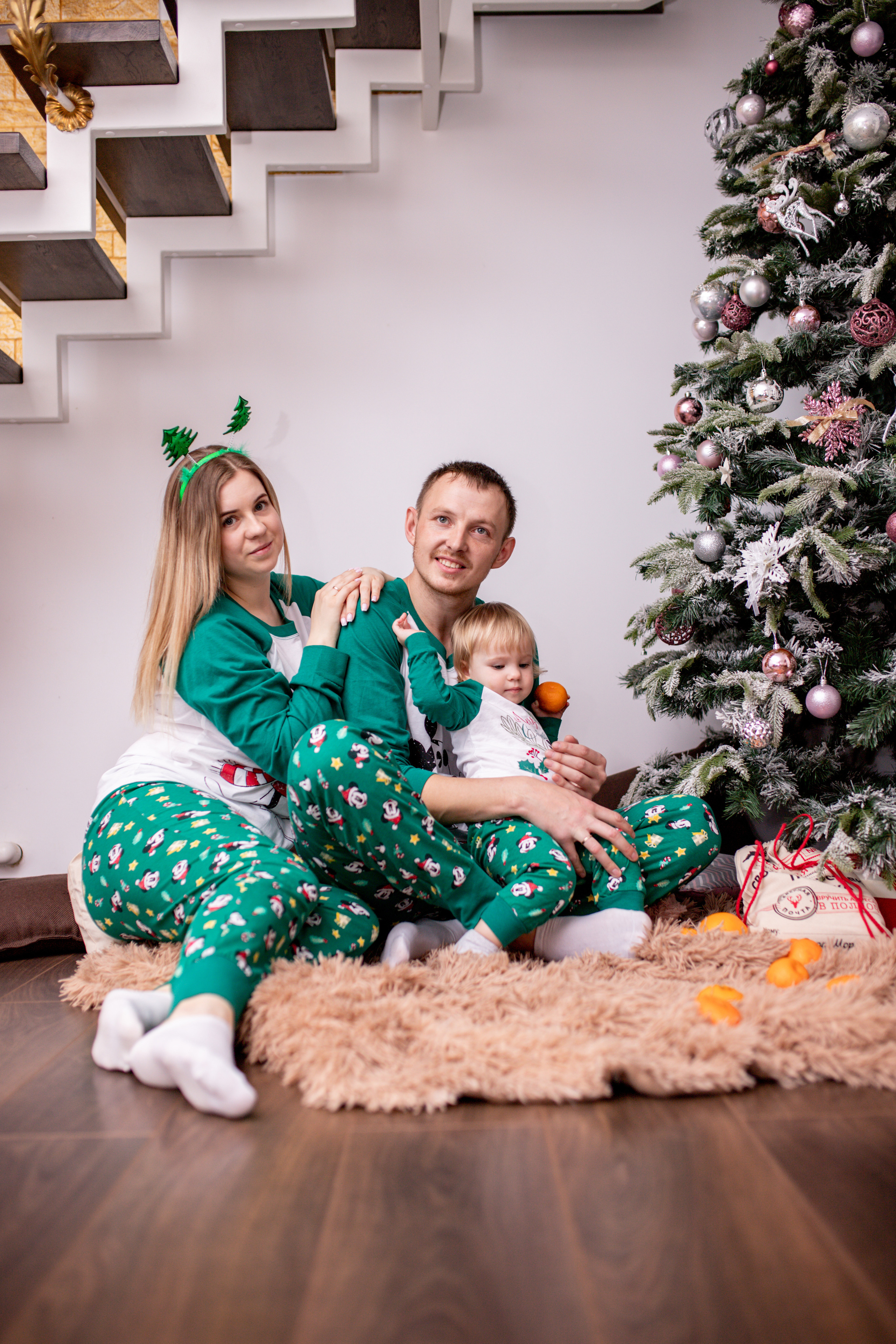 Семья Воложаниных 31 декабря 2022. Свадебный и семейный фотограф в Хабаровске Наталья Барсукова