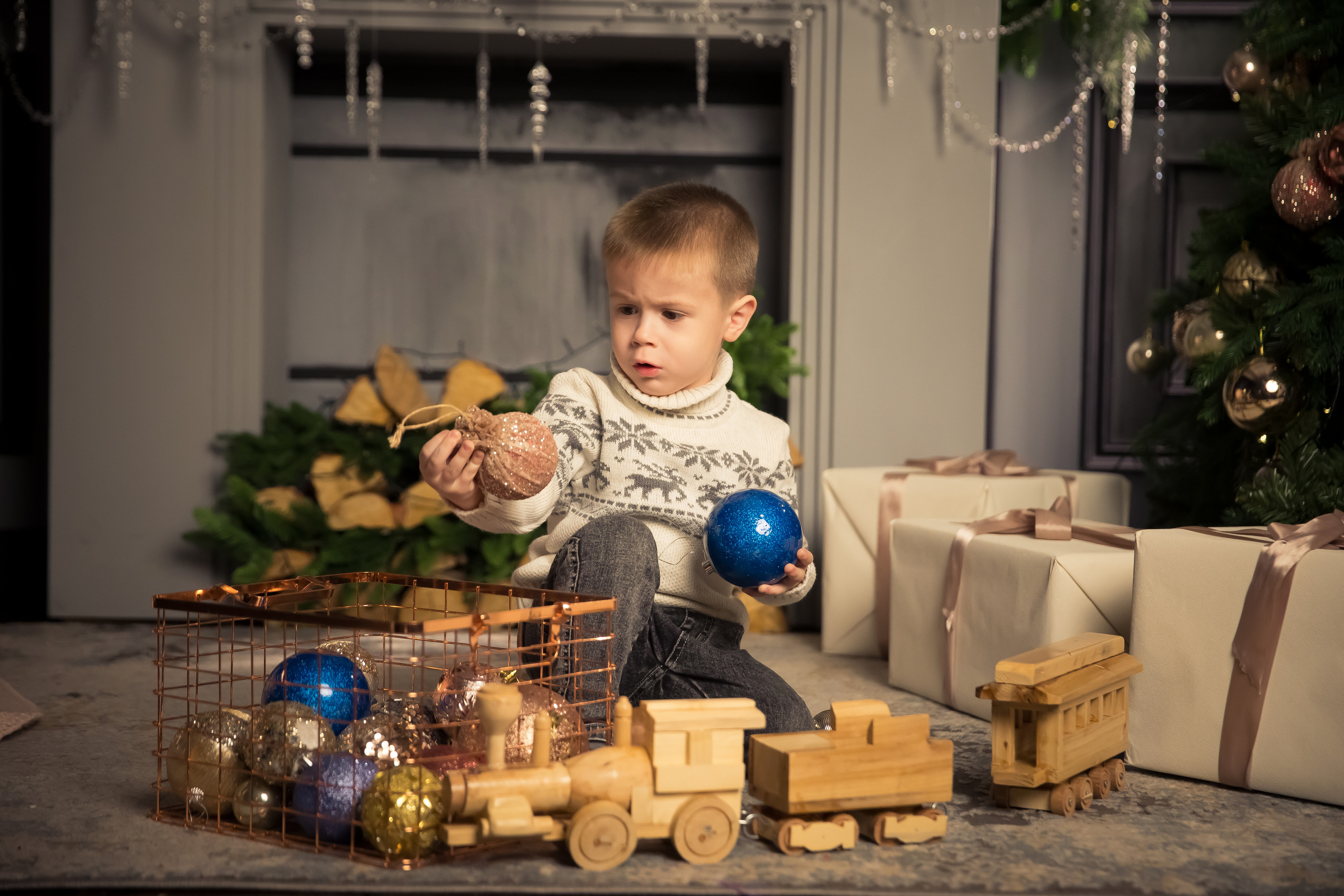 Семья Абаевых Новый год 2022. Свадебный и семейный фотограф в Хабаровске Наталья Барсукова