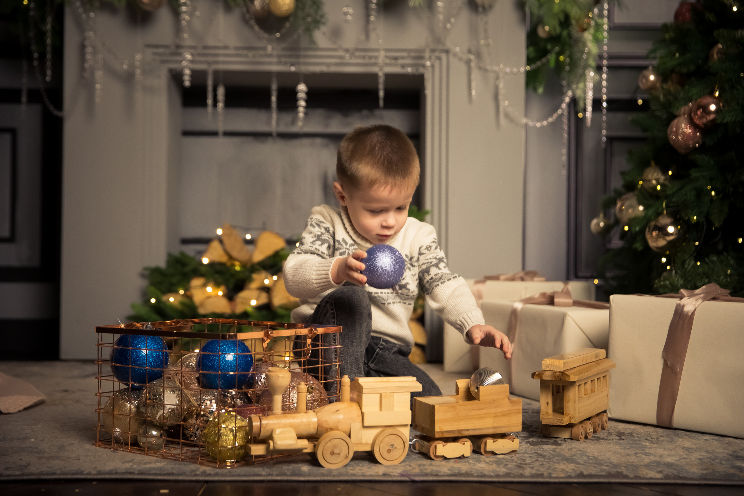 Семья Абаевых Новый год 2022. Свадебный и семейный фотограф в Хабаровске Наталья Барсукова