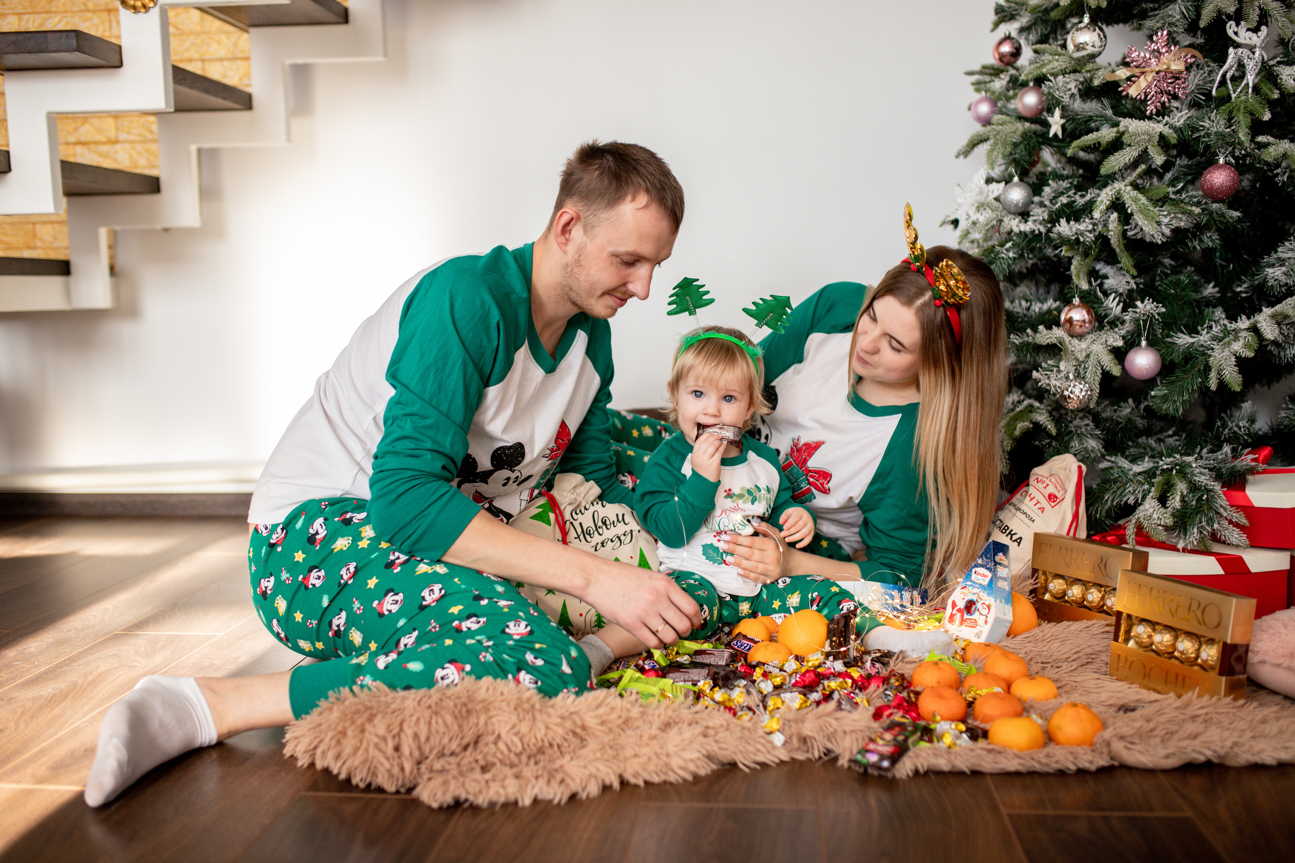 Семья Воложаниных 31 декабря 2022. Свадебный и семейный фотограф в Хабаровске Наталья Барсукова