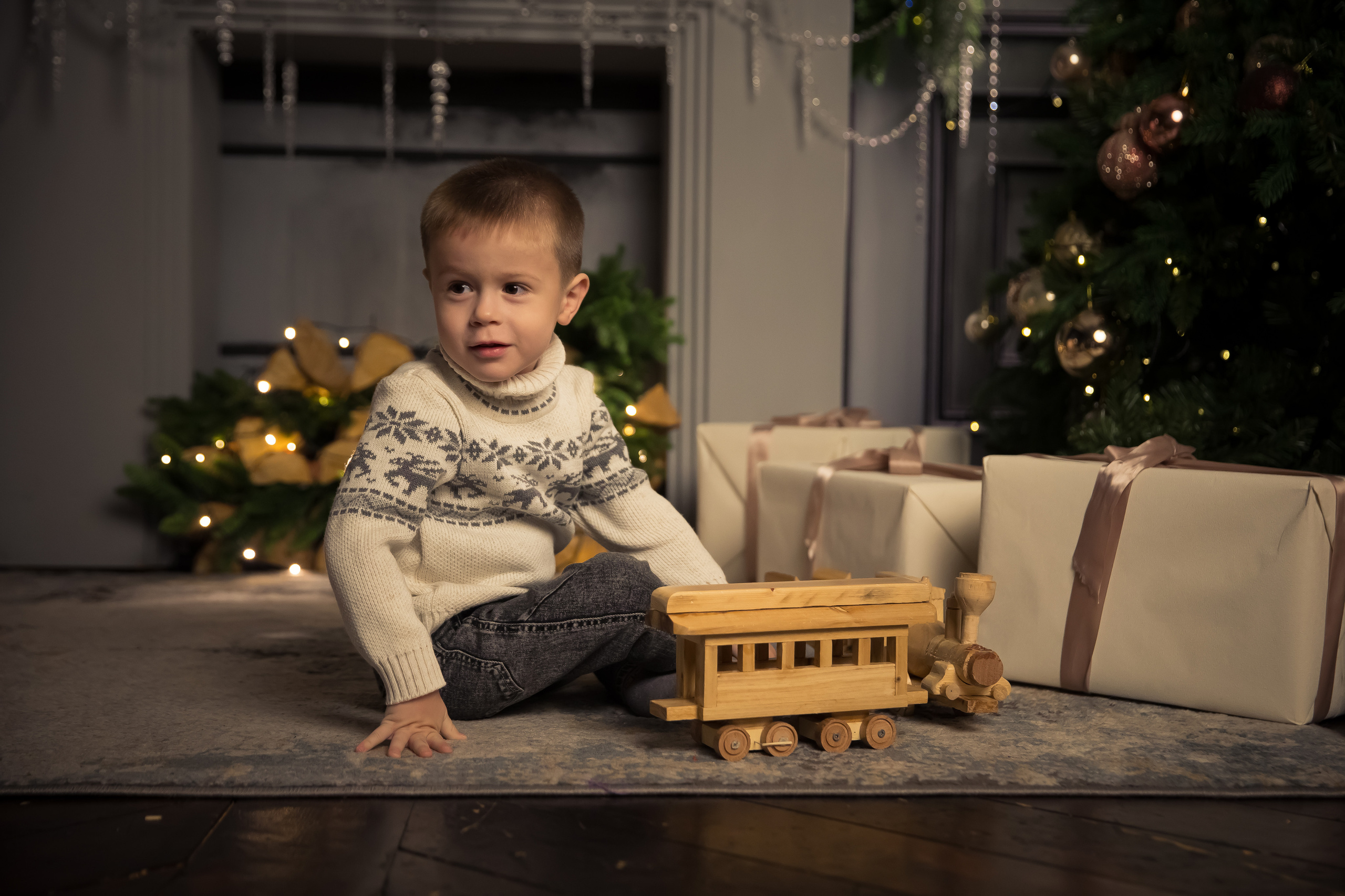 Семья Абаевых Новый год 2022. Свадебный и семейный фотограф в Хабаровске Наталья Барсукова