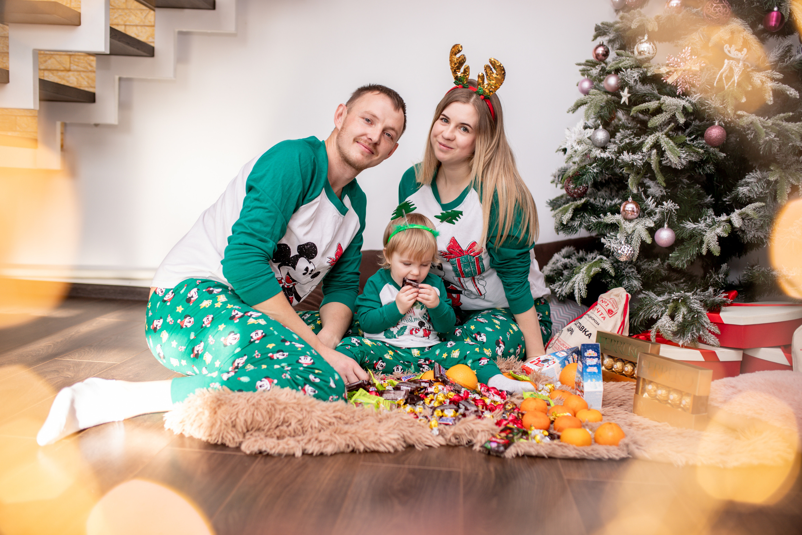 Семья Воложаниных 31 декабря 2022. Свадебный и семейный фотограф в Хабаровске Наталья Барсукова