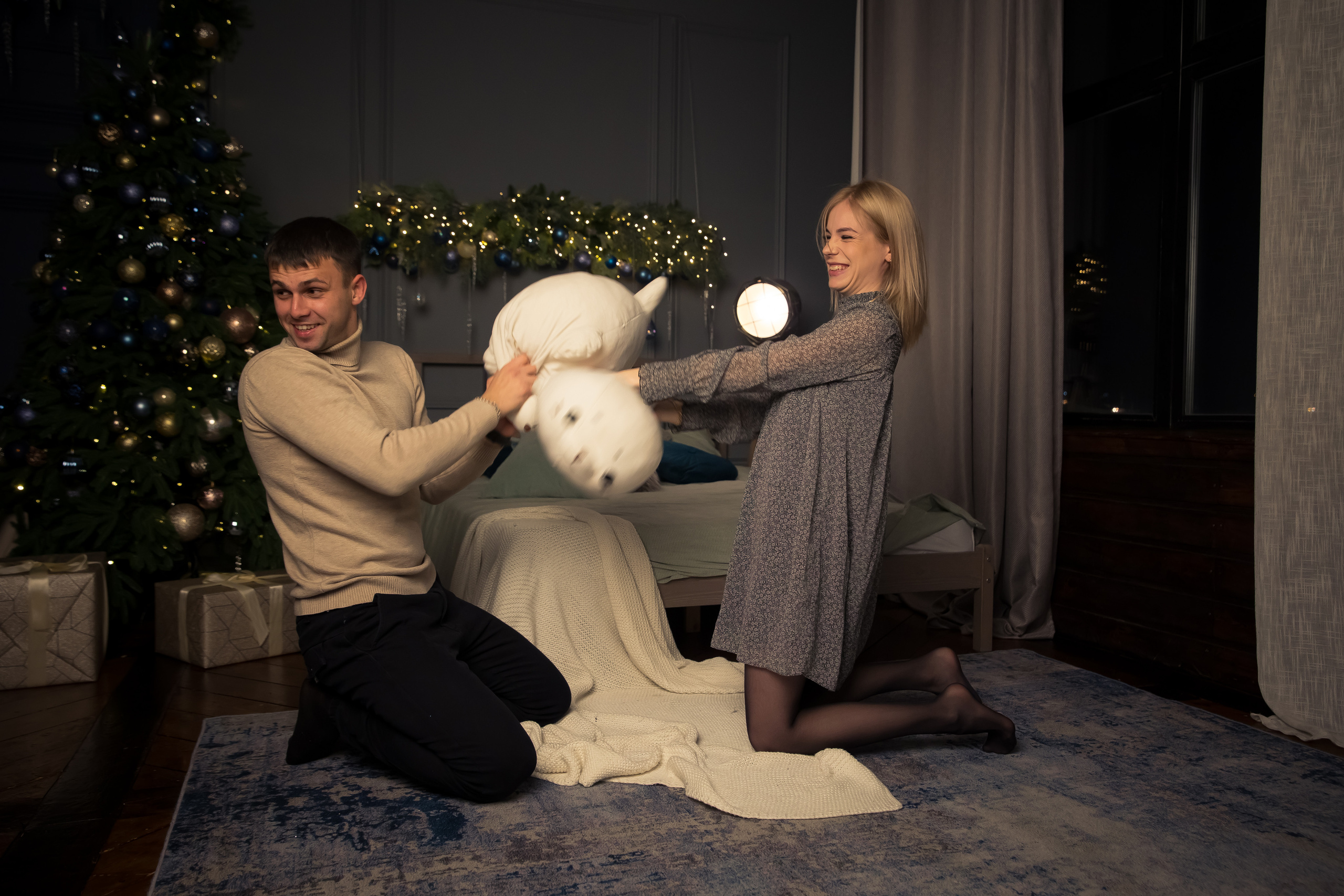 Семья Абаевых Новый год 2022. Свадебный и семейный фотограф в Хабаровске Наталья Барсукова