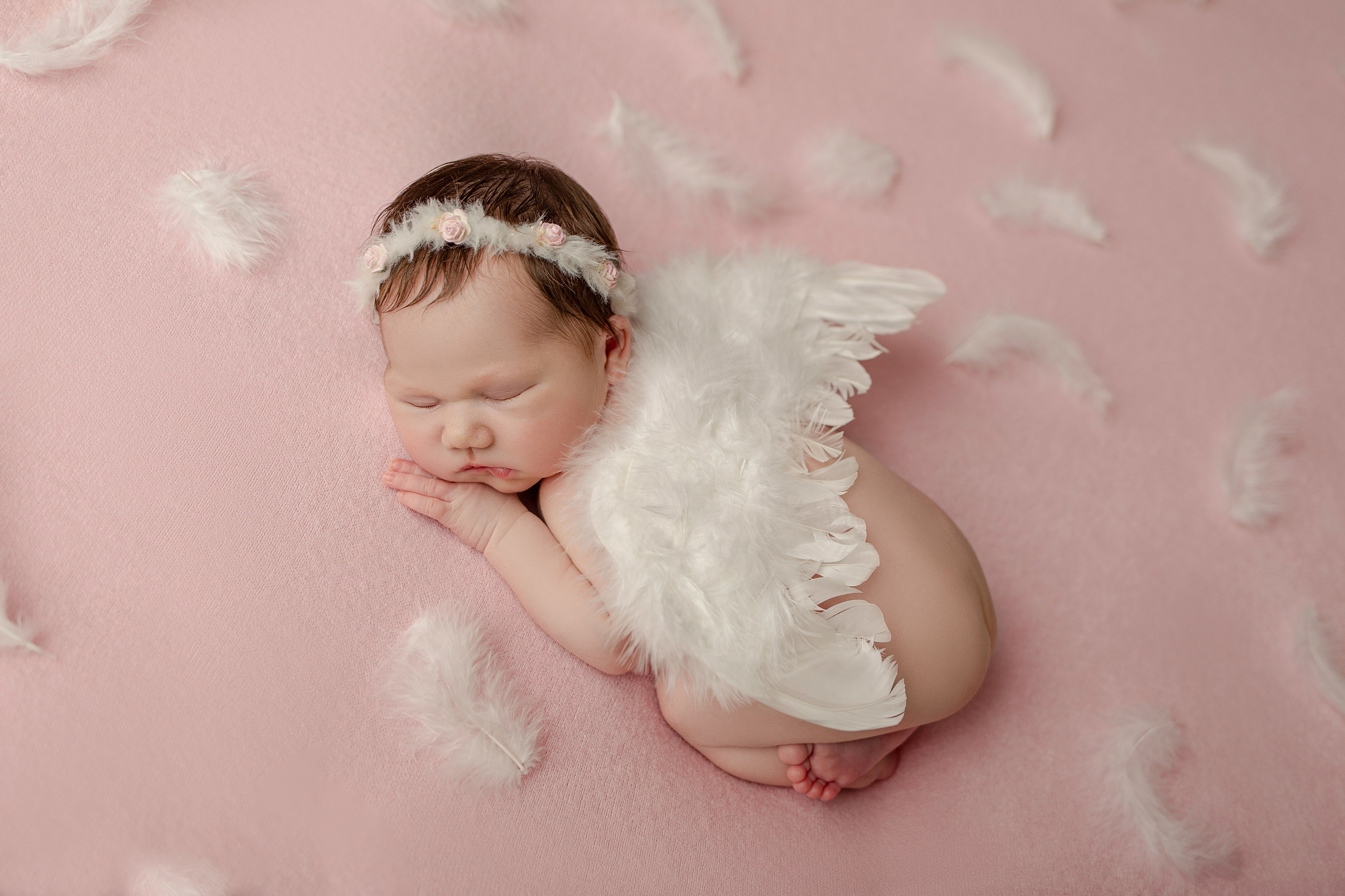 Ньюборн девочки. Фотограф новорожденных, семейный, детский фотограф в Москве и Московской области