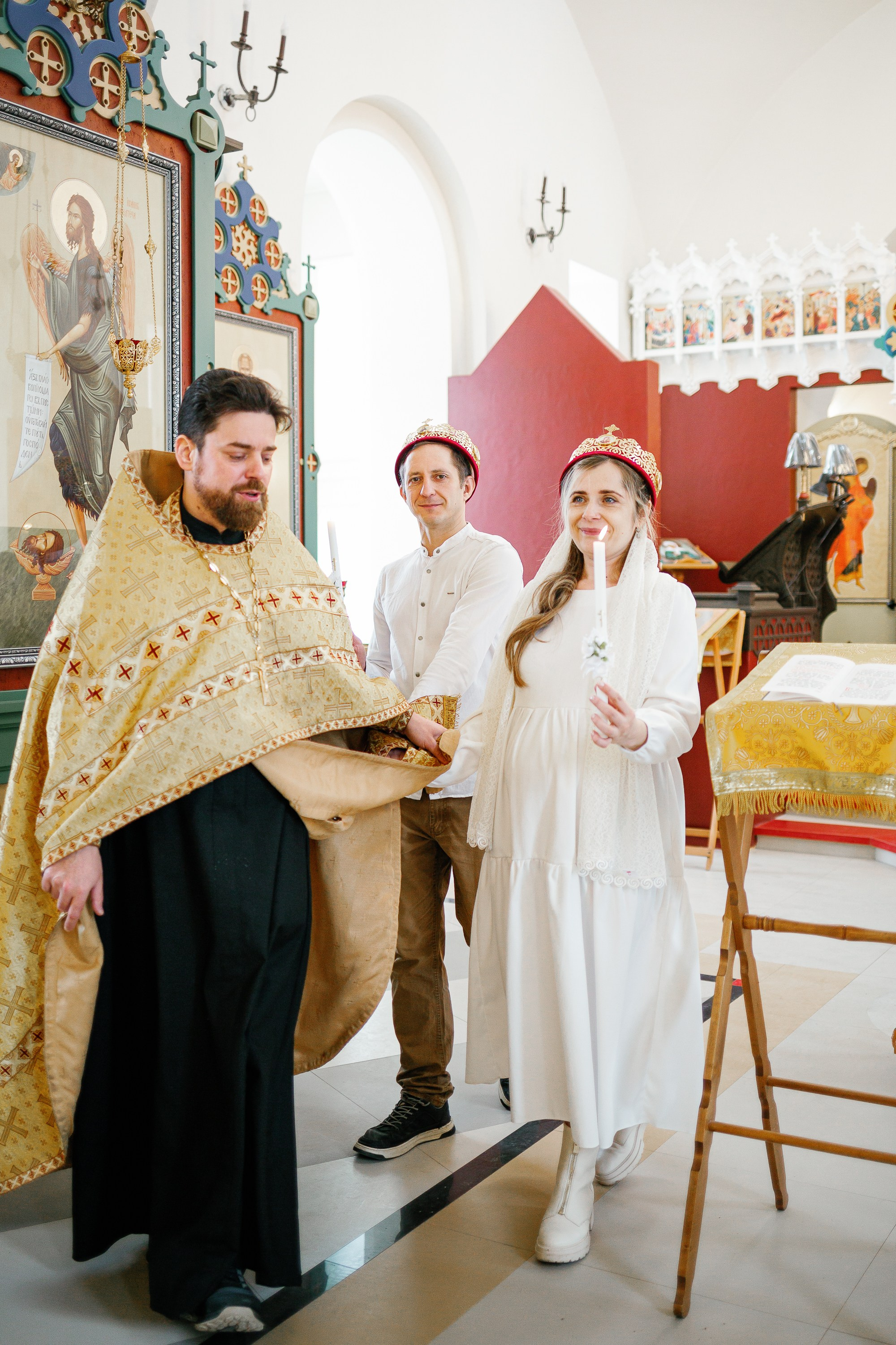 Венчание семейной пары