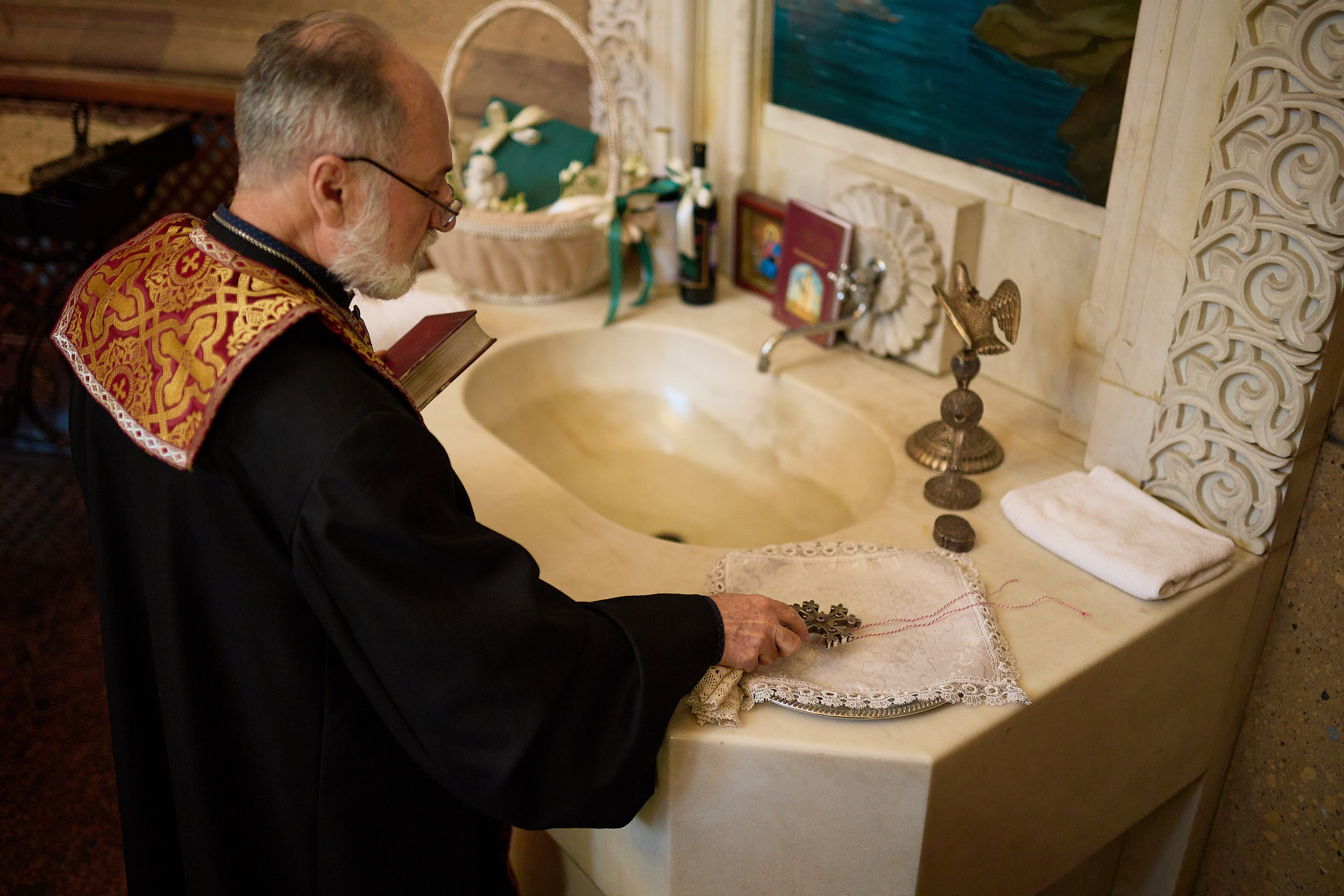 Съемка таинства крещения. Фотограф Эдуард Леньков. Ростов-на-Дону