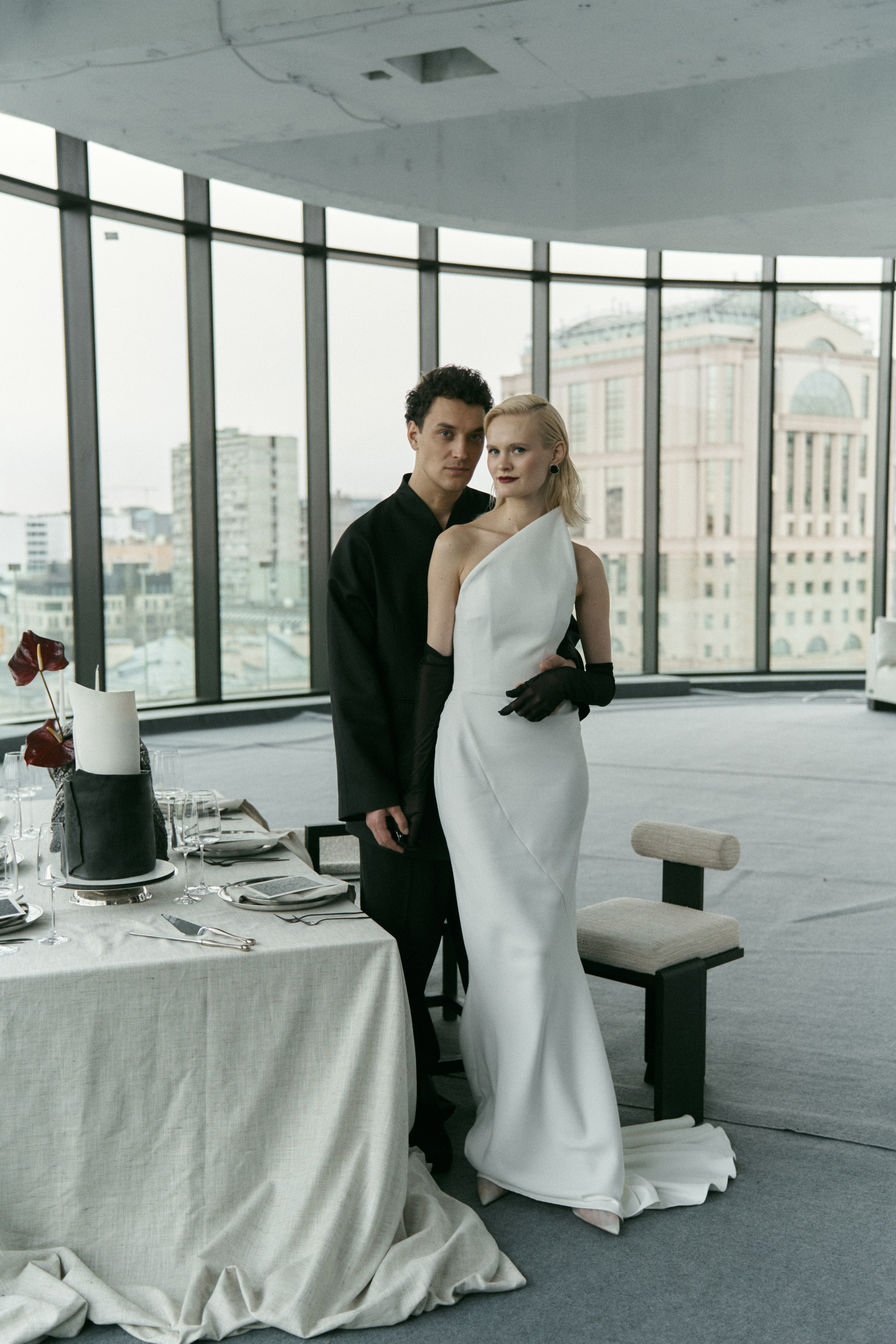 свадебная студийная фотосессия