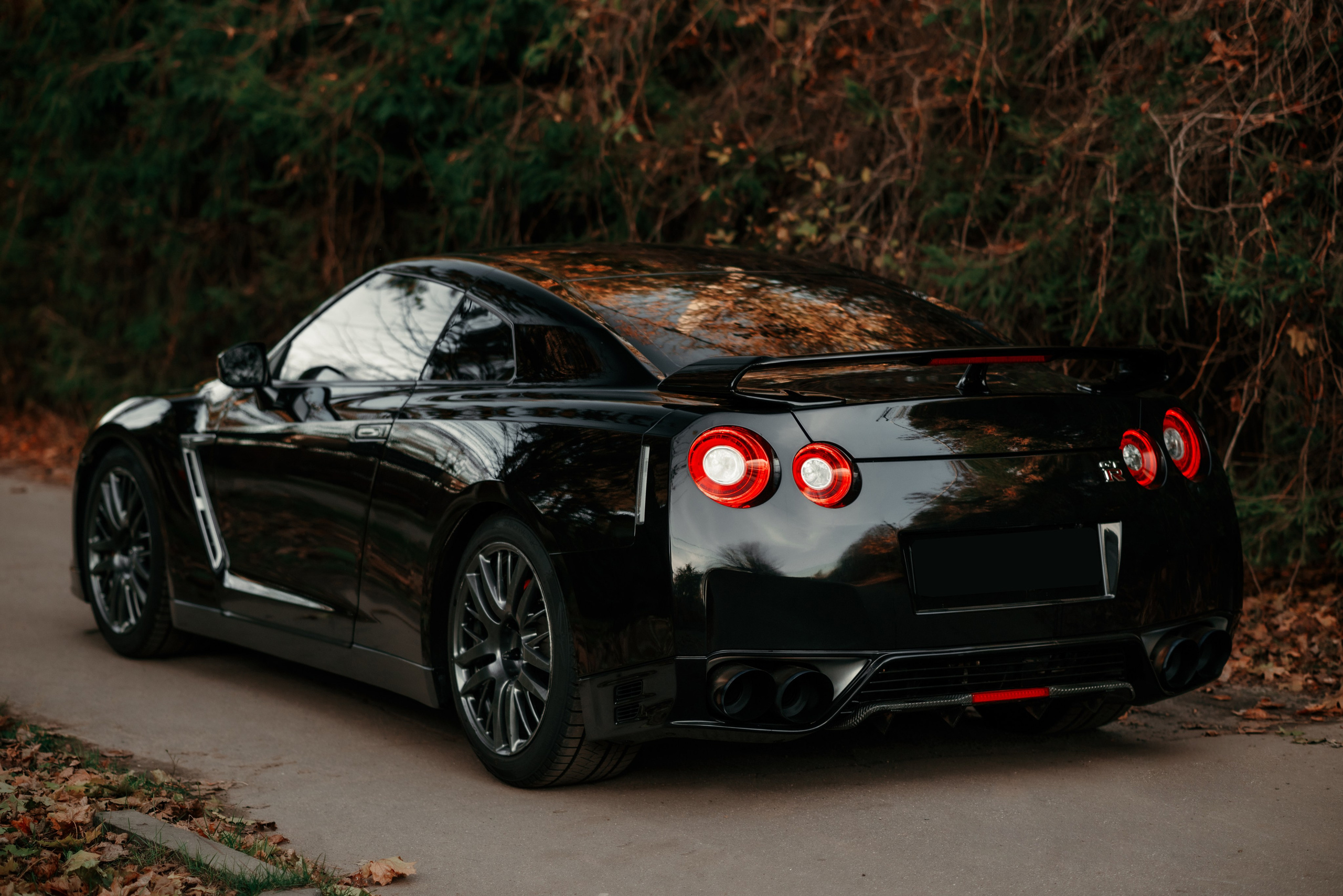 Nissan GT-R35 autumn vibe. DeLorein