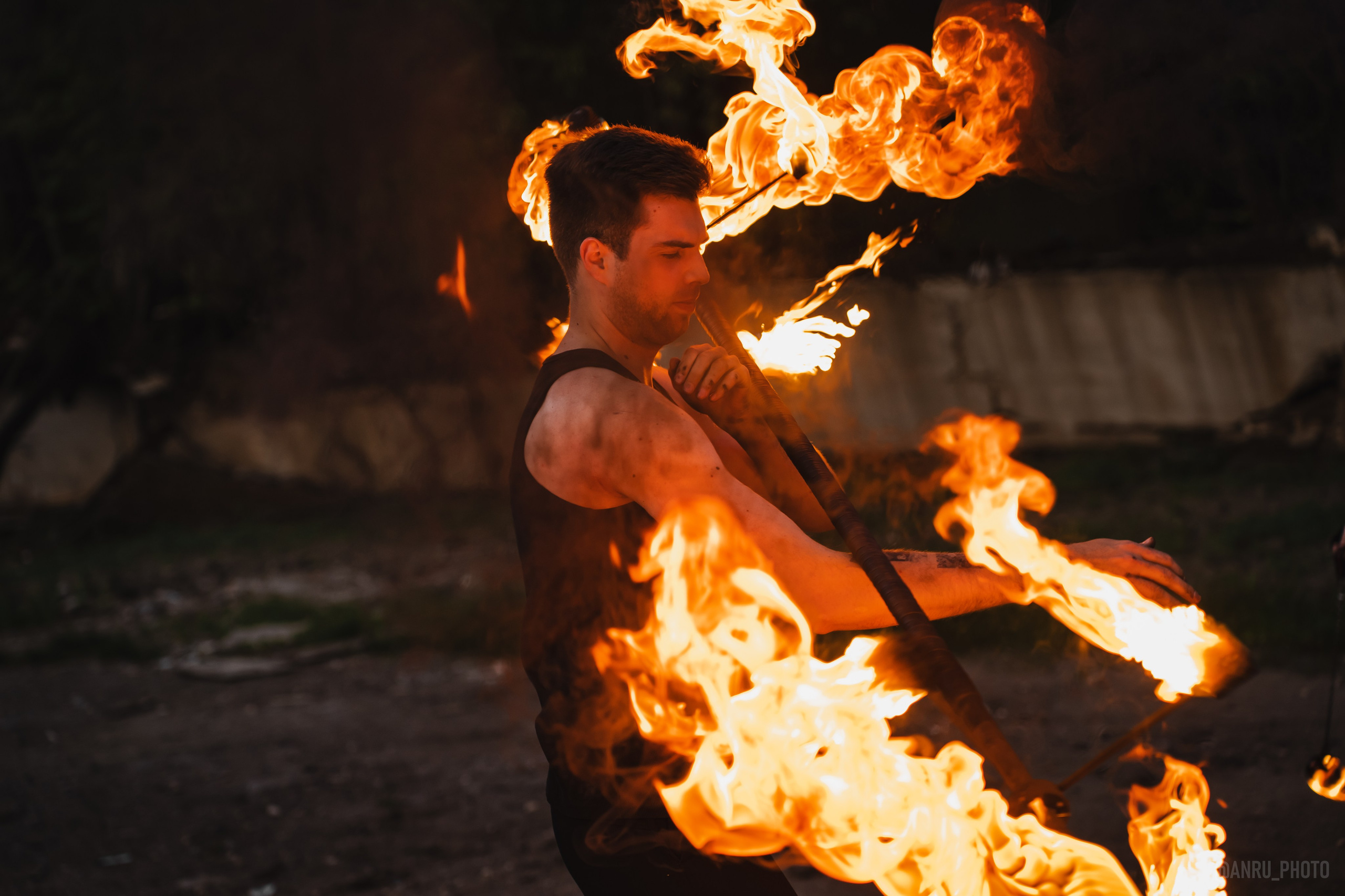 Огненная тренировка. Репортажный фотограф Анастасия Рубцова
