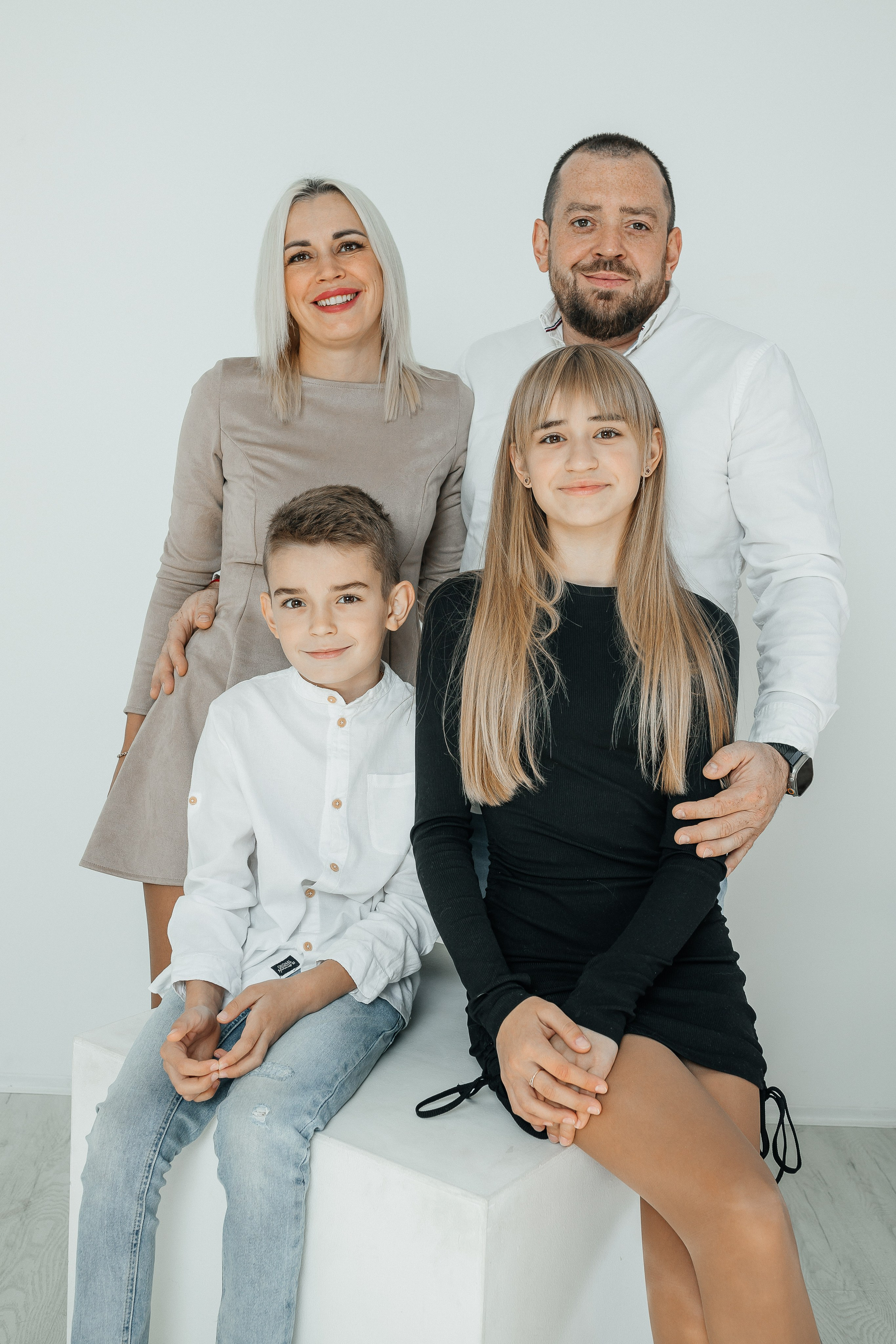 Светлана и Олег с детишками). Семейный и детский фотограф в городе Подолск МО Крылова Ирина