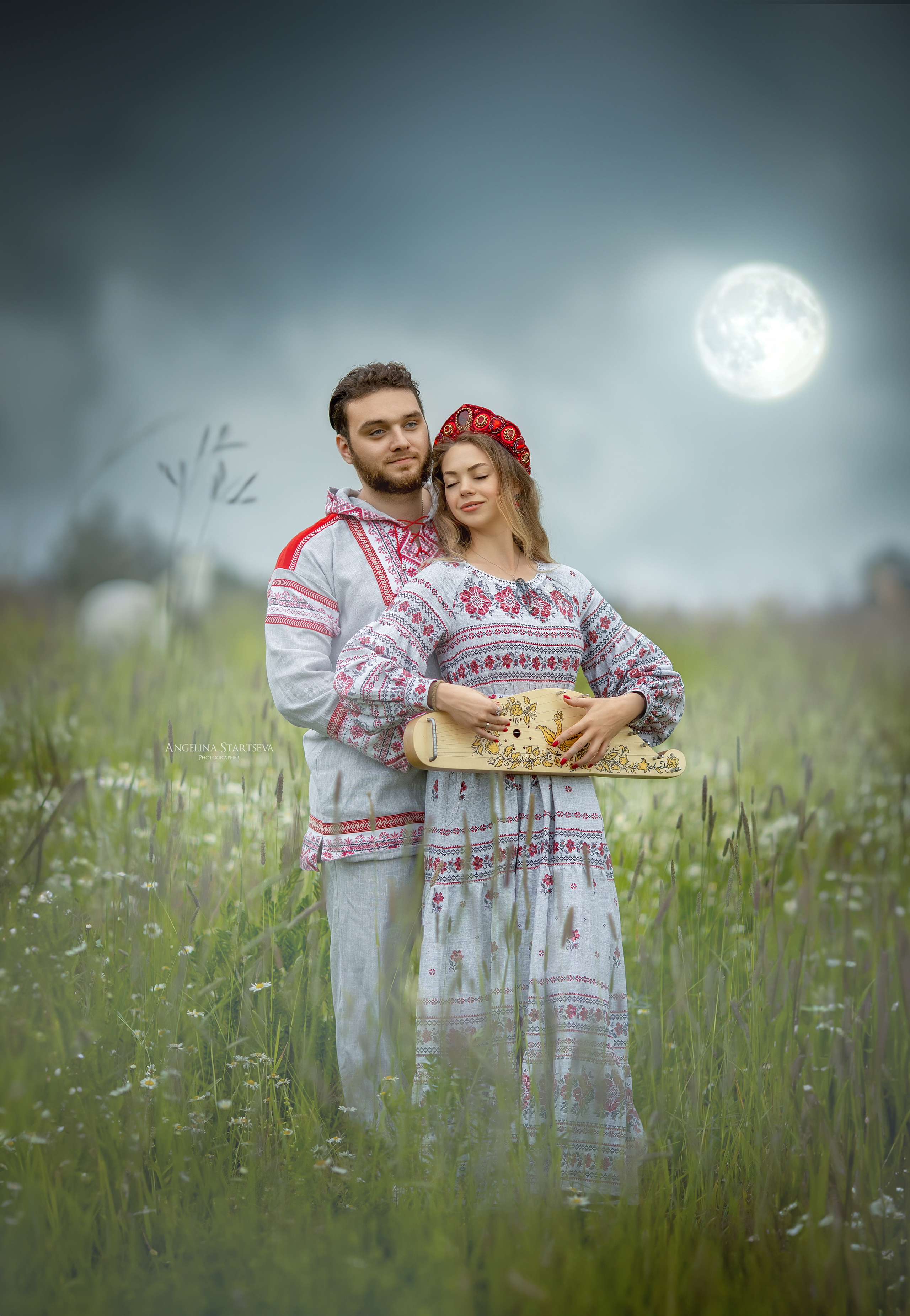 фотосессия в русском стиле влюбленных