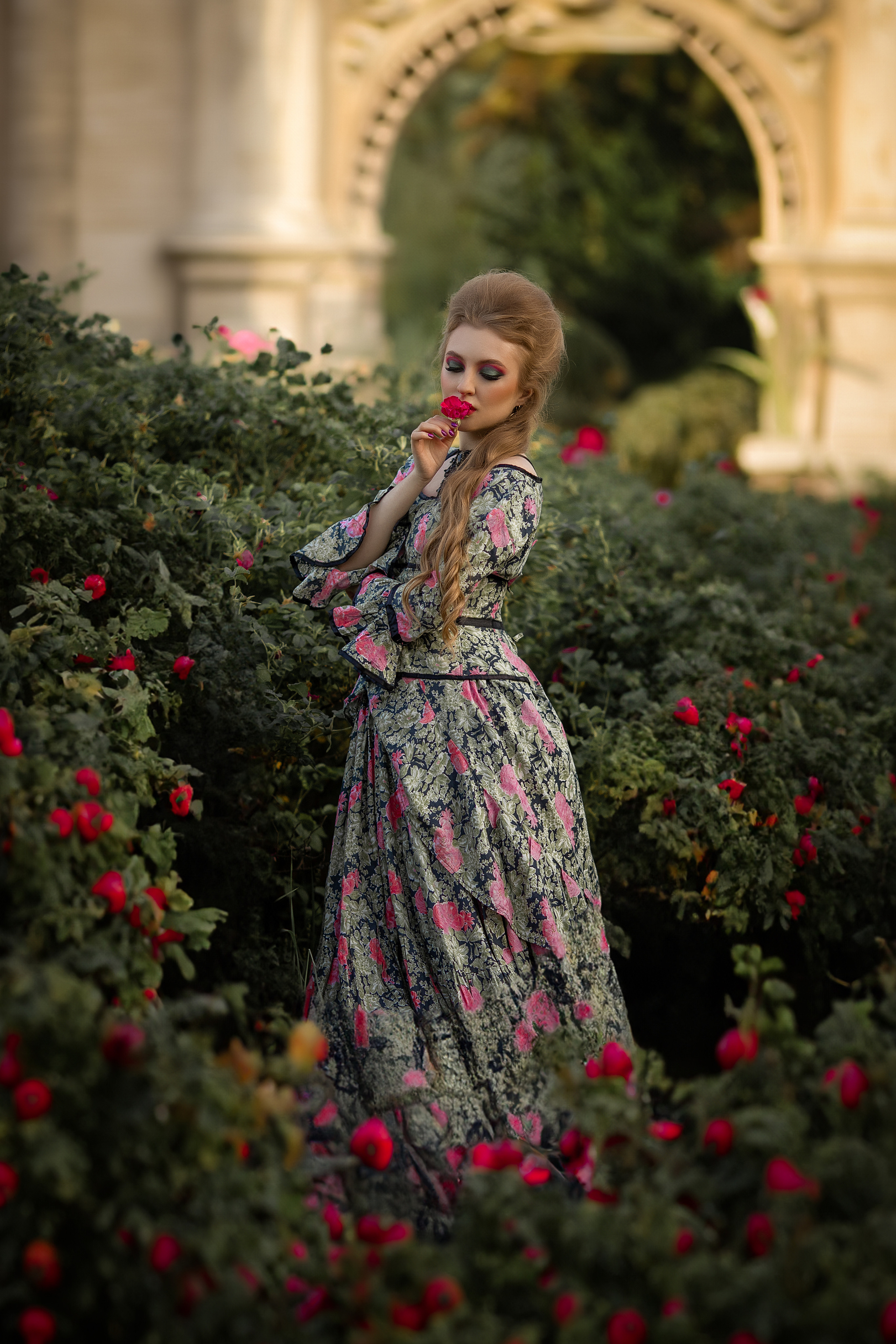 фотосессия в розарии