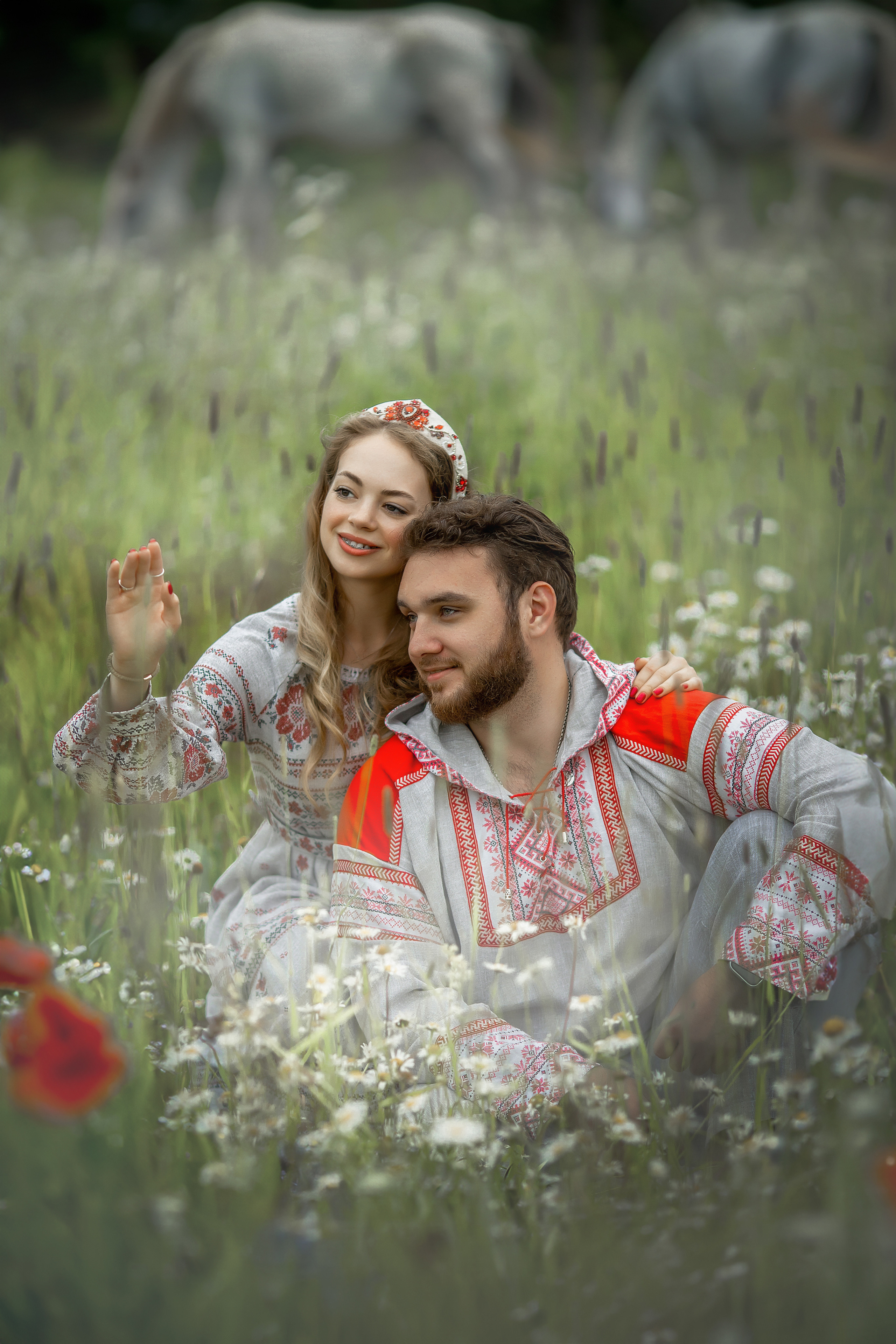 свадебное лов стори в русском стиле