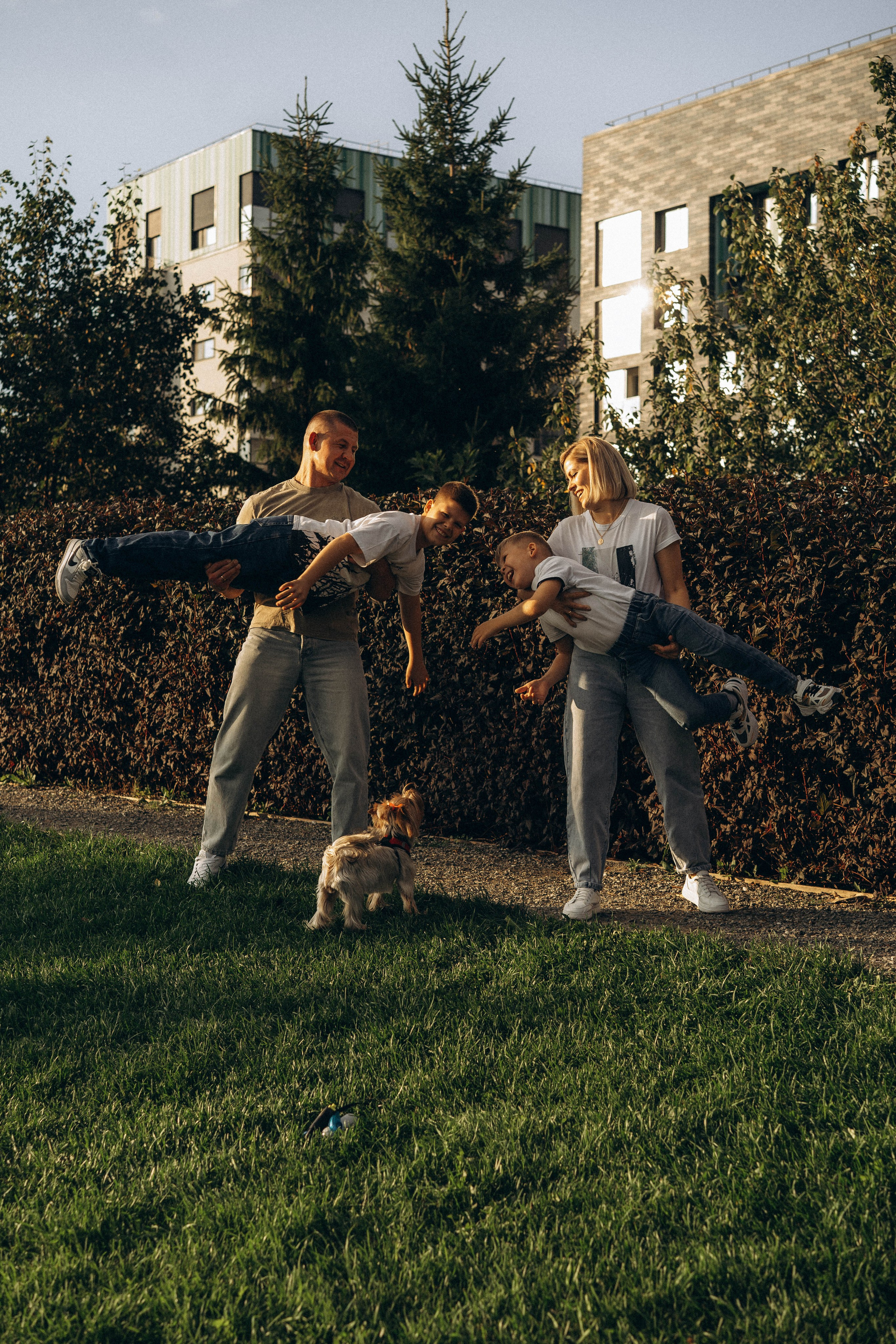 Семейная сьемка в парке. Фотограф Екатеринбург Кокшарова Александра