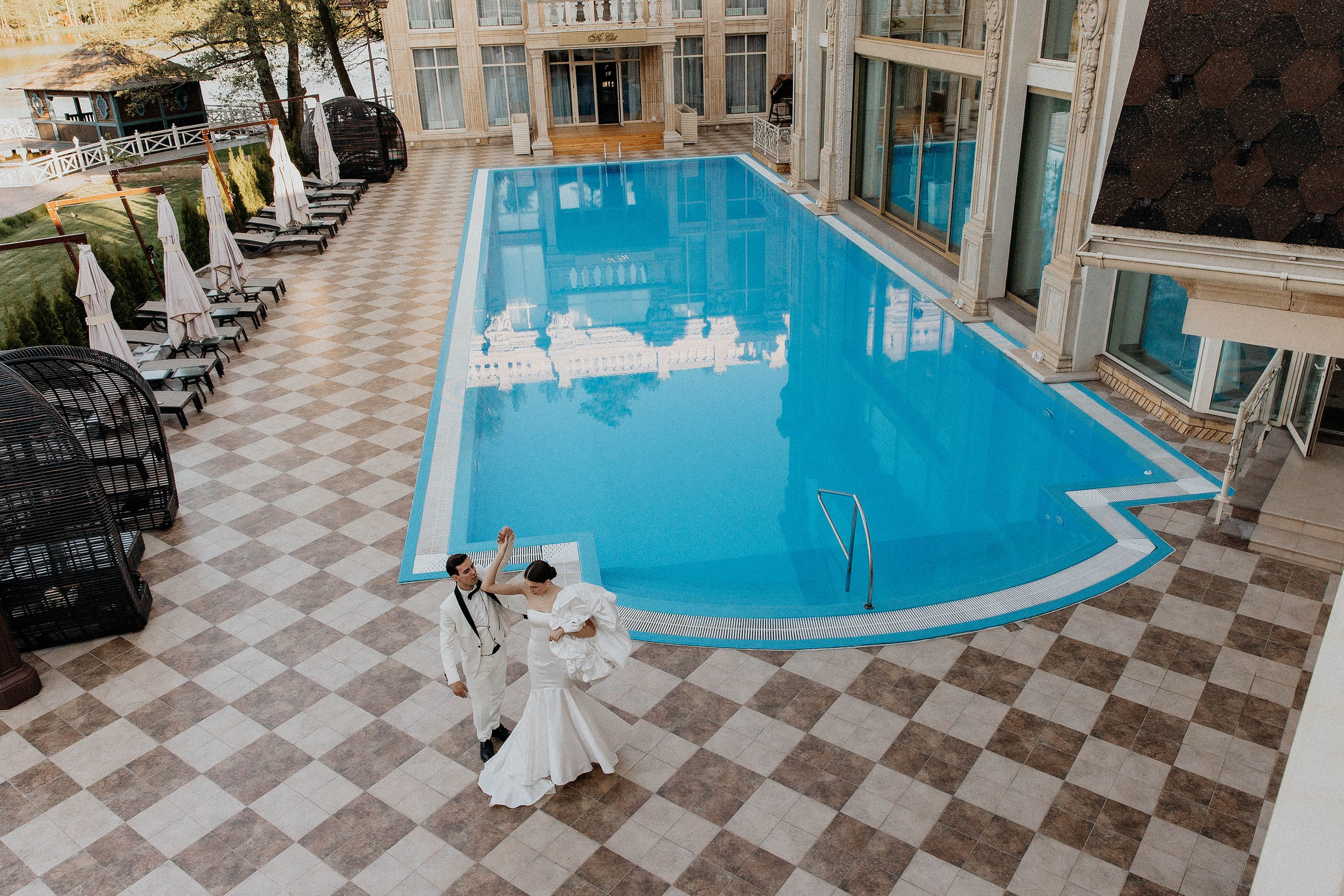Villa " Бассейн» N&K. Свадебный/Портретный фотограф снимаю в Москве